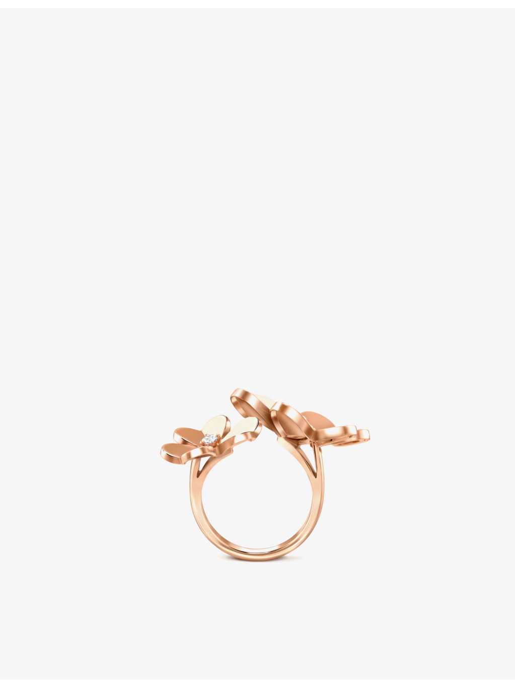 Frivole Between the Finger 18ct rose-gold and 0.24ct diamond ring - 2