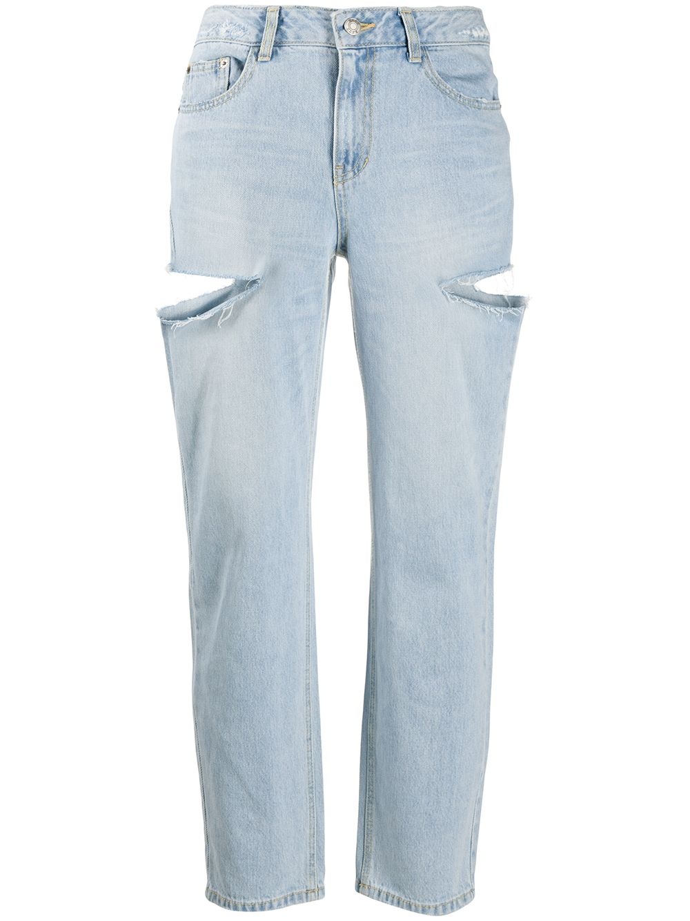 side-slash boyfriend jeans  - 1