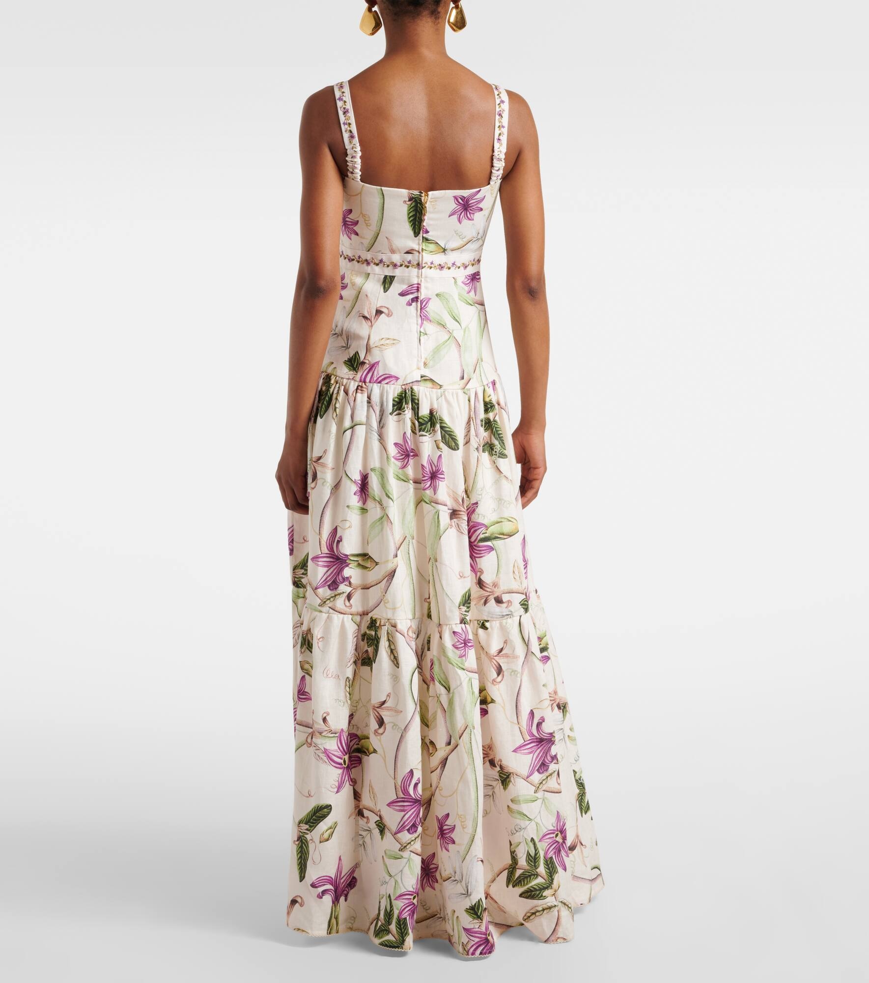 Lima printed cotton maxi dress - 3