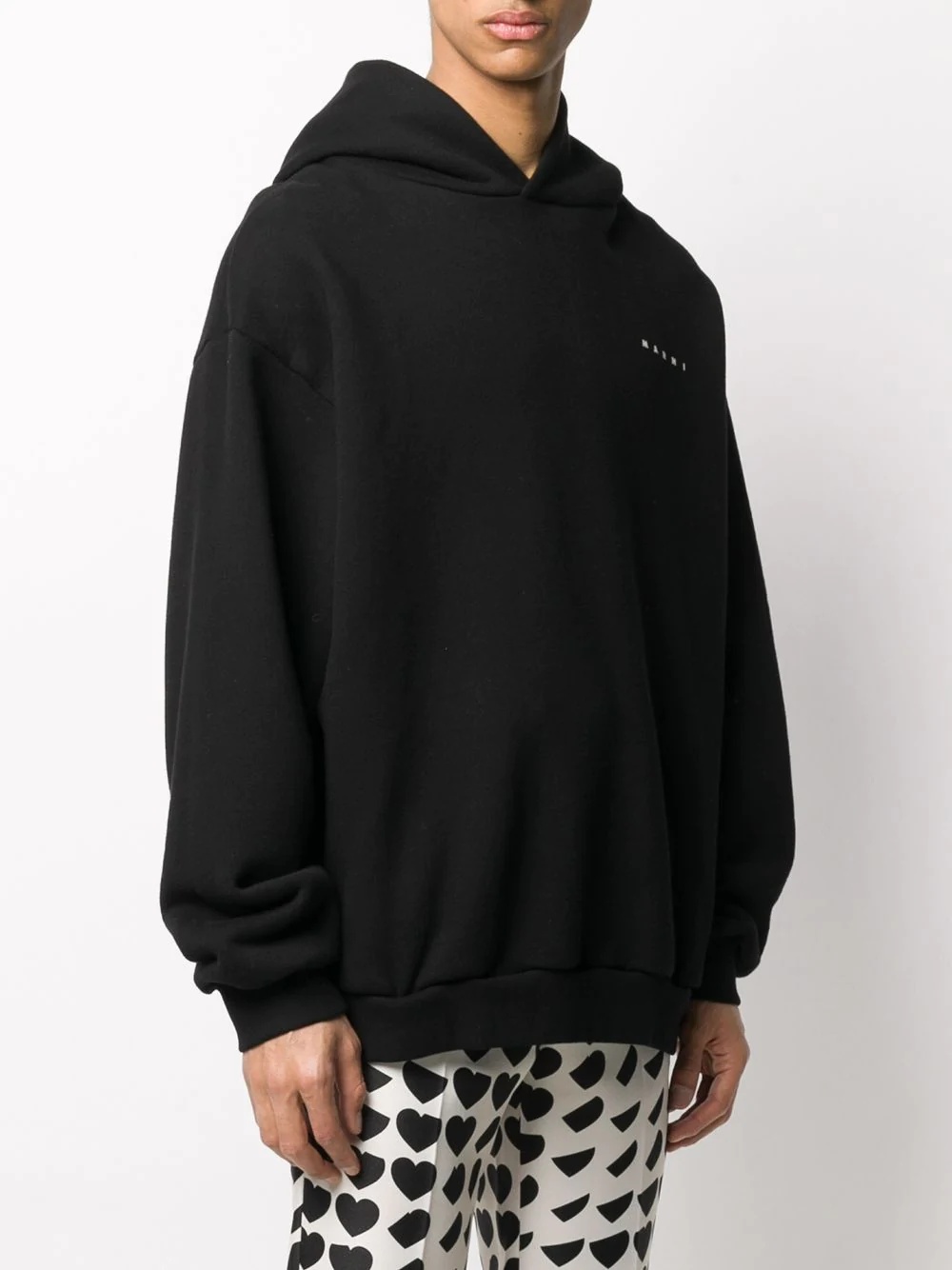 oversized graphic print hoodie - 3