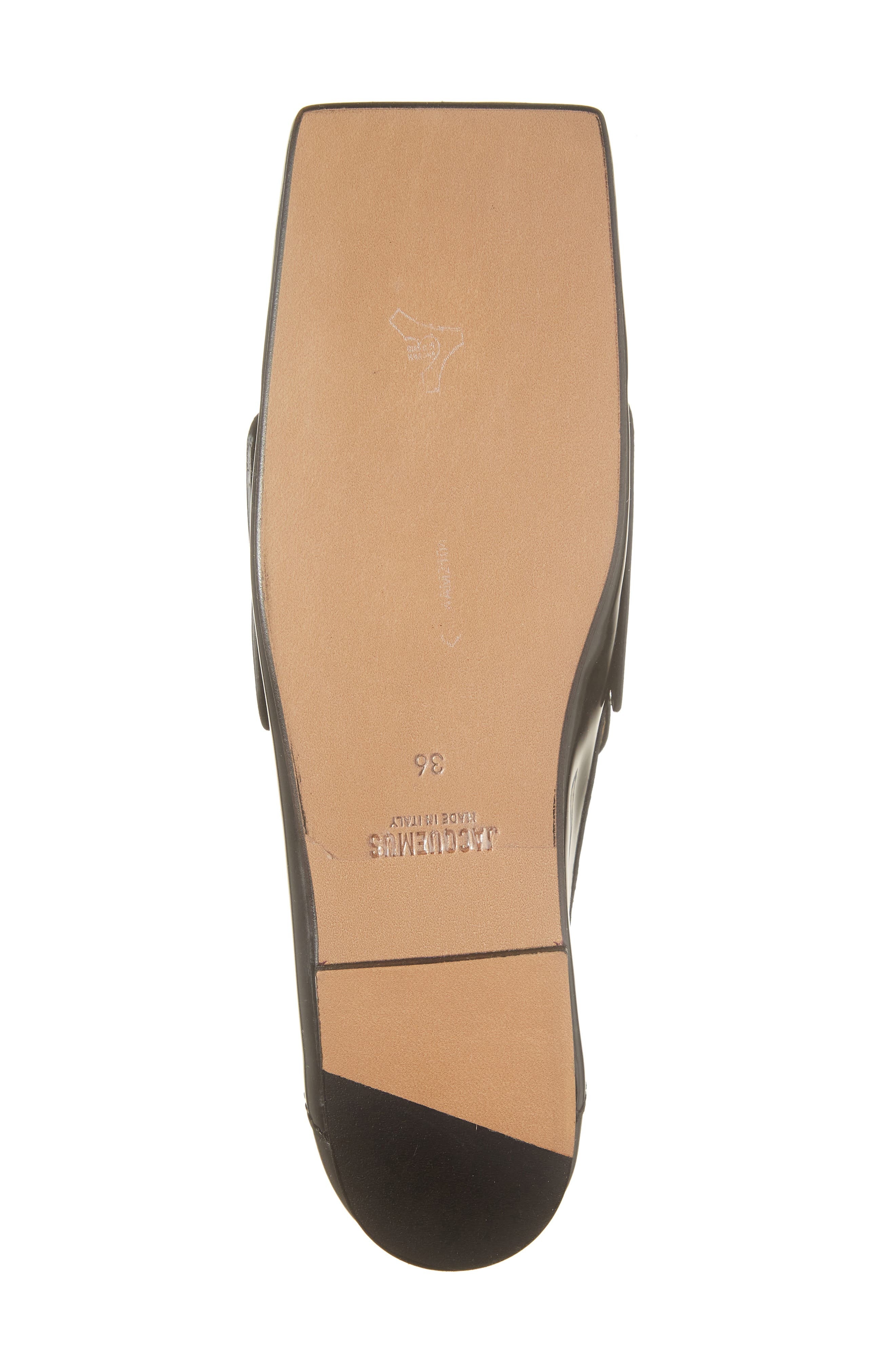 Jacquemus Carré Penny Loafer in Black at Nordstrom - 6