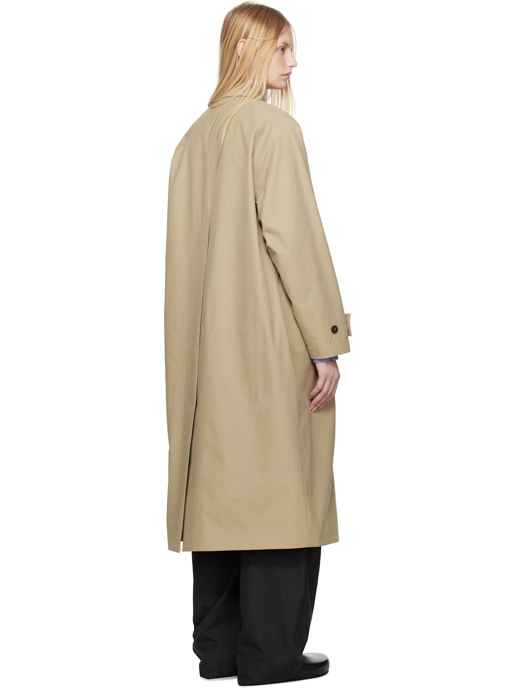 Beige Holin Trench Coat - 3
