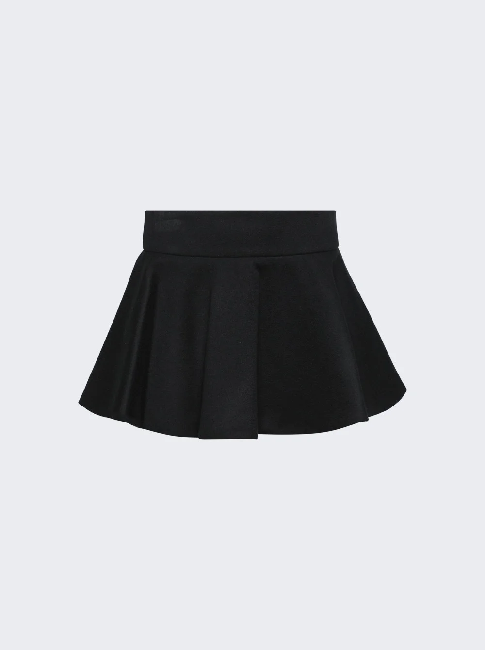 Circle Mini Skirt Black - 1