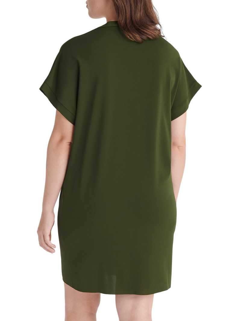 Women's Tali V-Neck Minidress - Vert Mousse 4