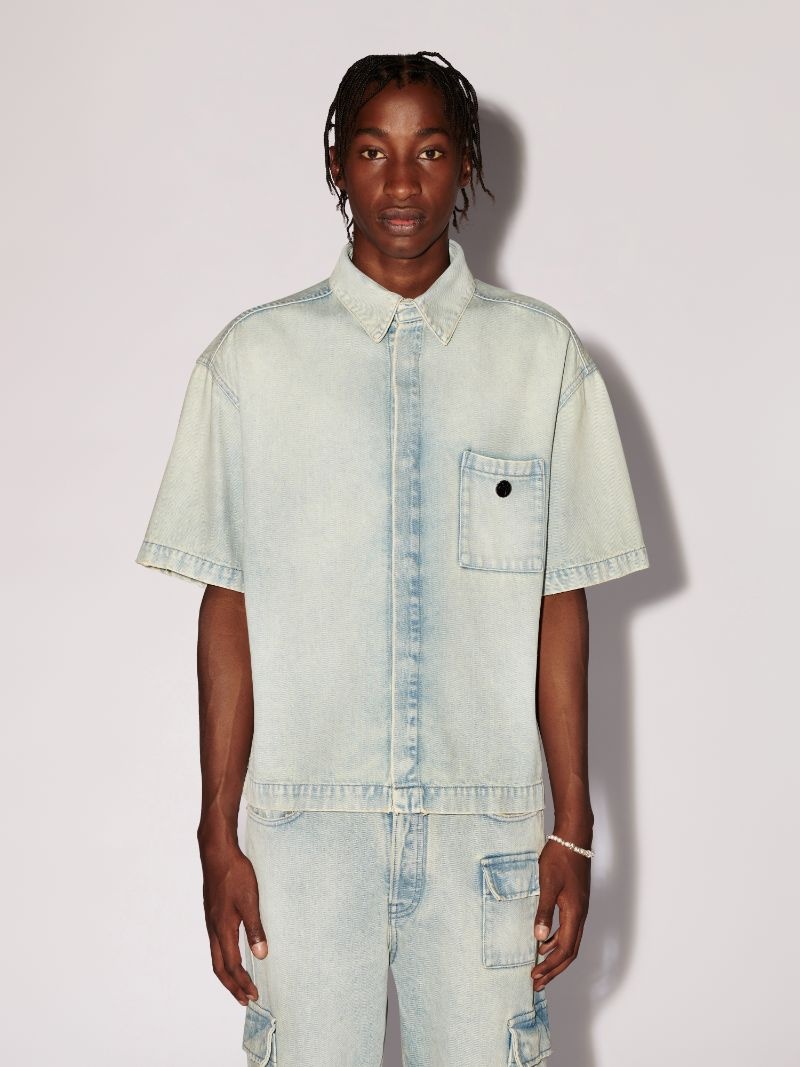 Boxy Fit Denim Shirt - 3