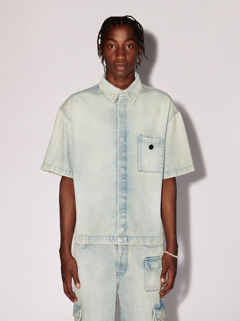 Boxy Fit Denim Shirt 3