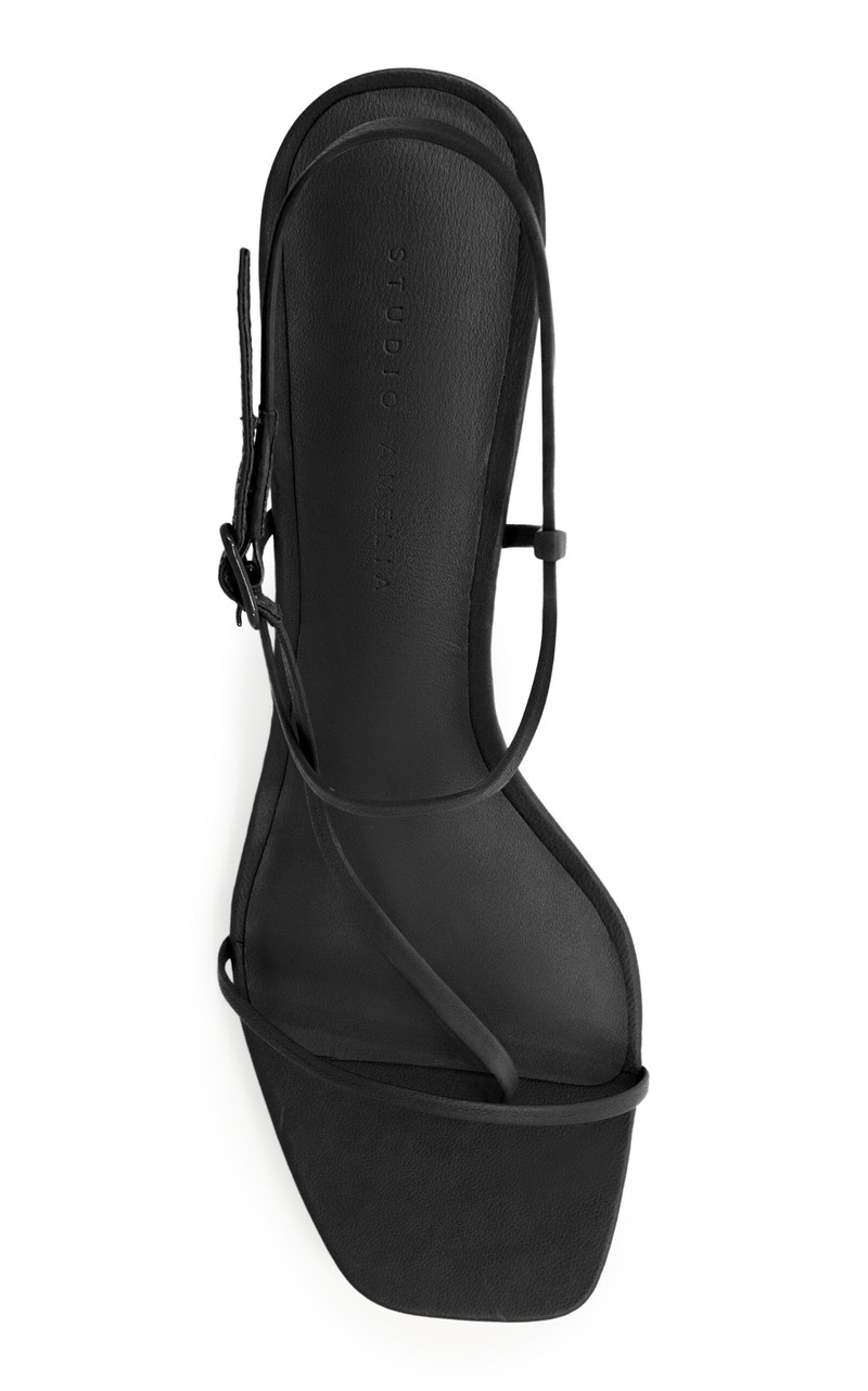 Studio Amelia Leather Heels black outlook