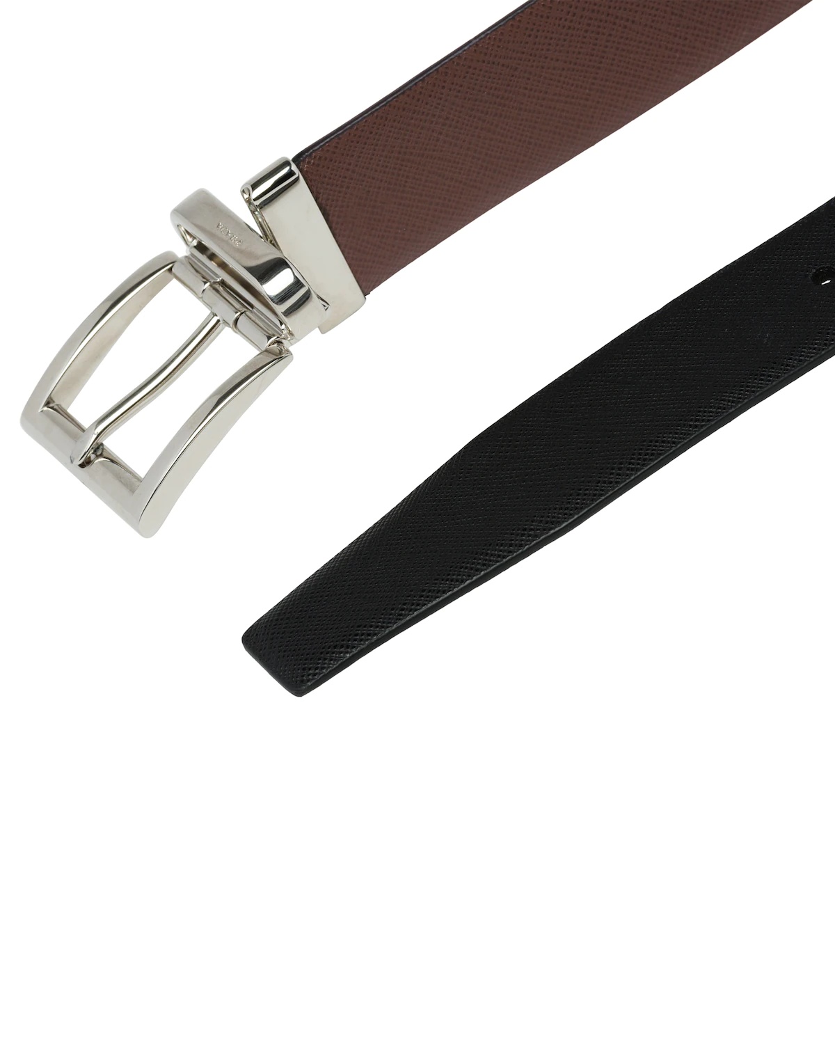 Saffiano Leather Reversible Belt - 2