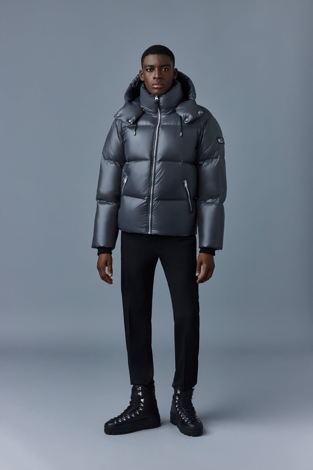 KENT-Z lustrous down jacket with hood - 2