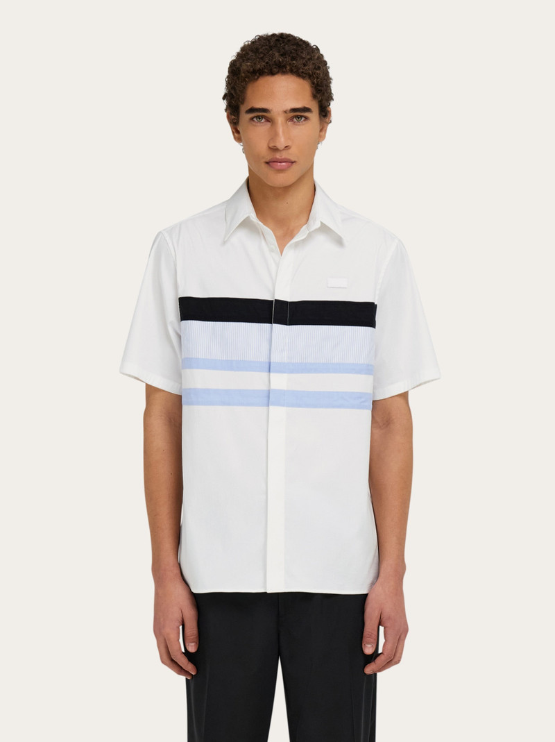 FERRAGAMO Leftover cuts bowling shirt outlook