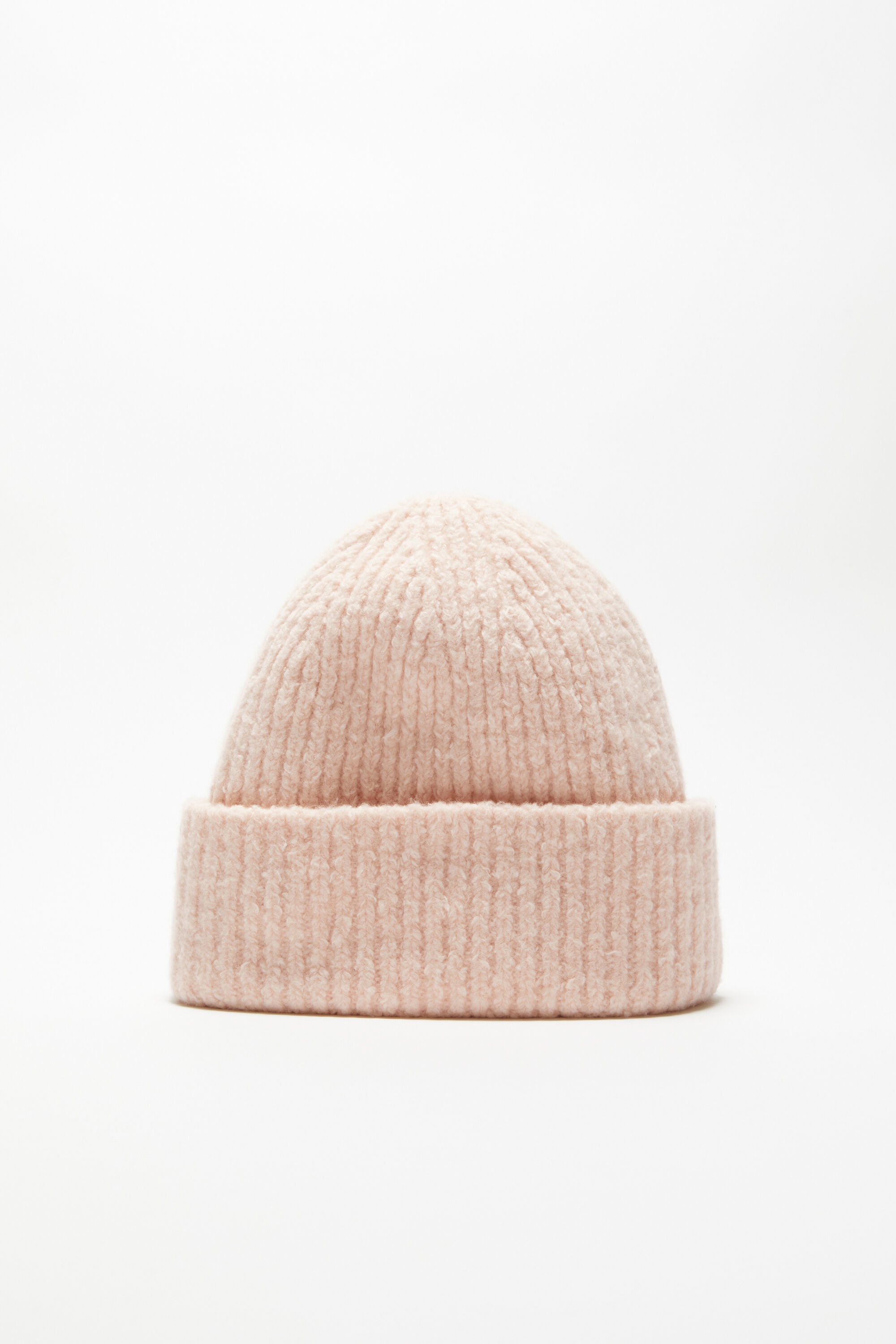 Wool blend beanie - Light pink - 1