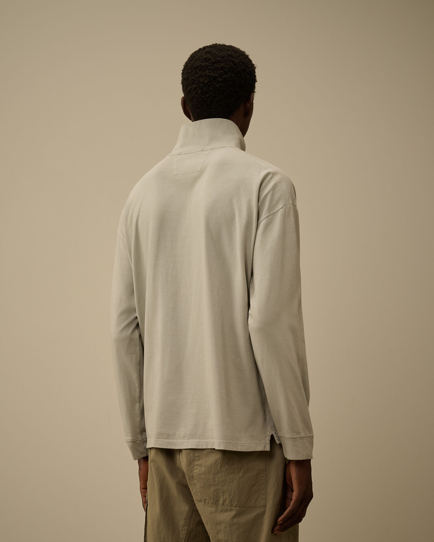 20/1 Jersey Long Sleeve Boxy Polo - 4
