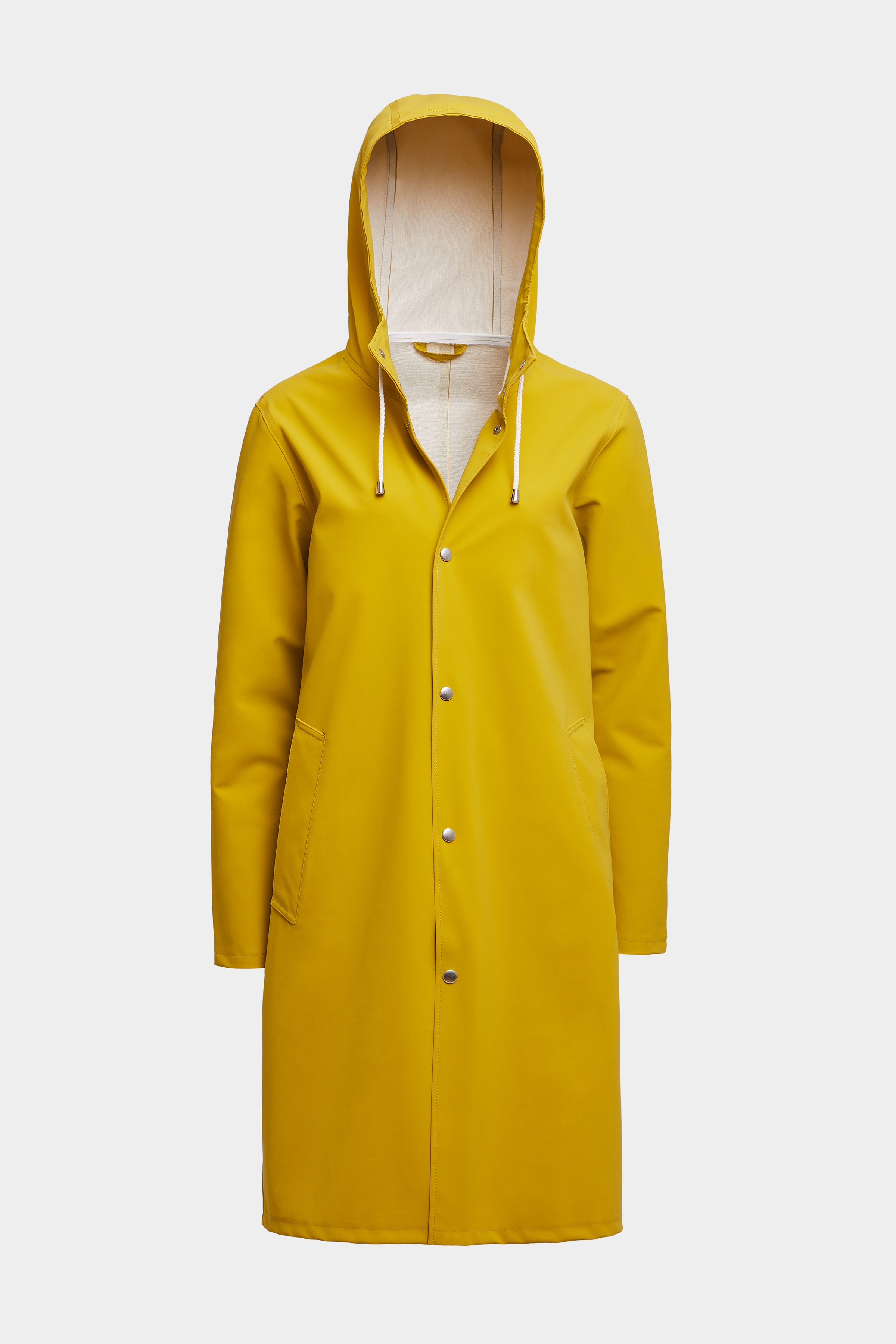 Stockholm Long Matte Raincoat Gold - 1