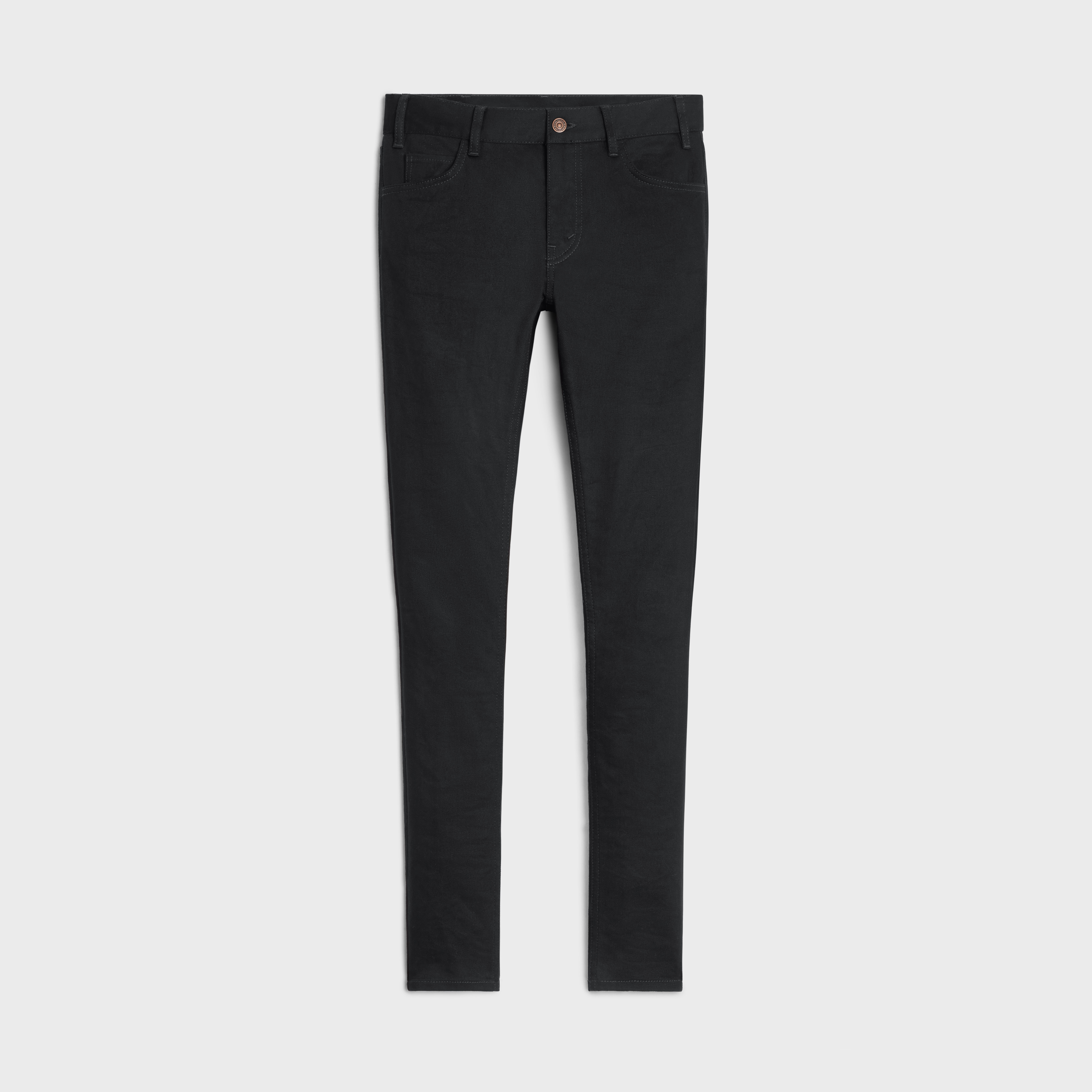 Neo skinny jeans in pure black wash denim - 1