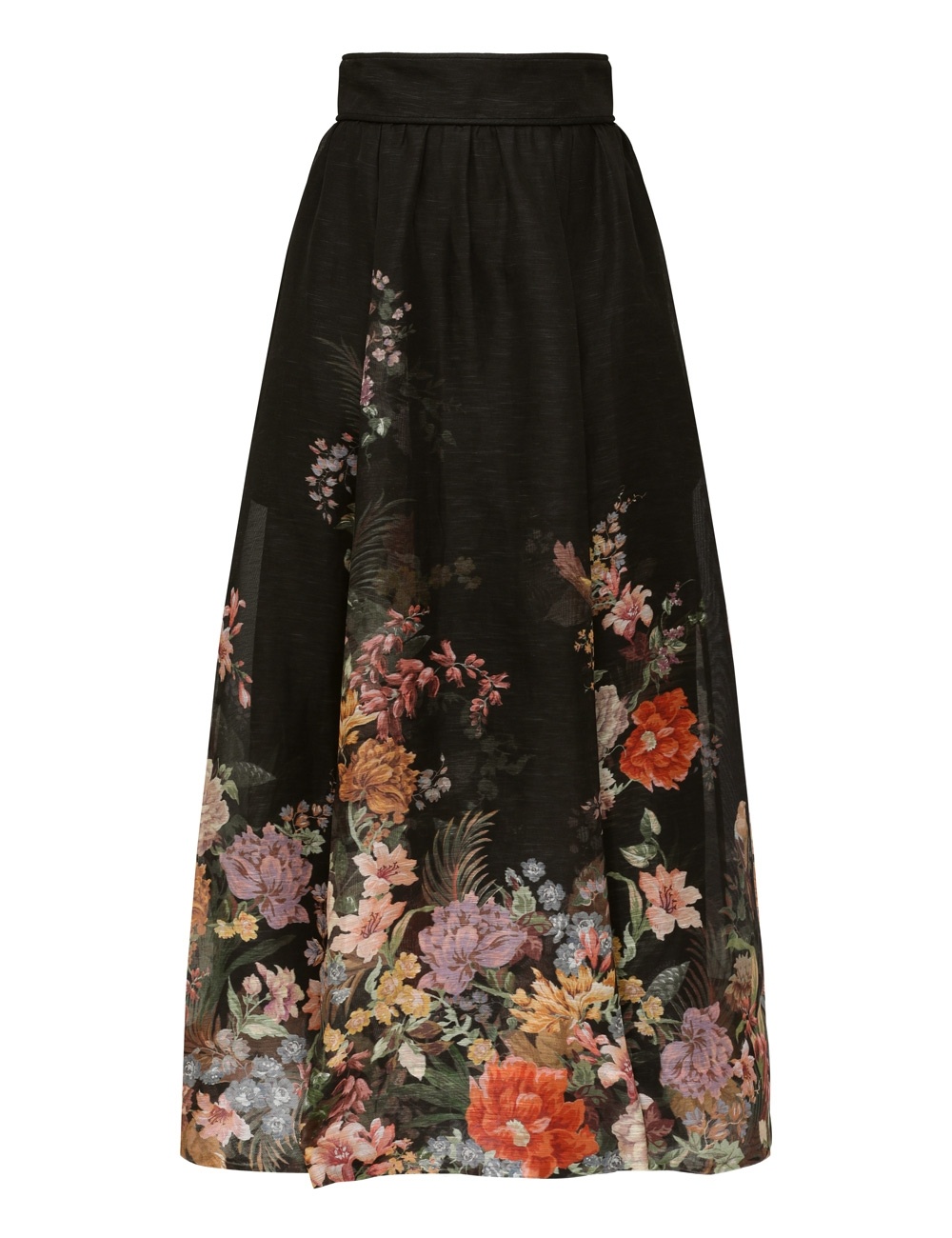 PAVILION GATHERED MIDI SKIRT - 1