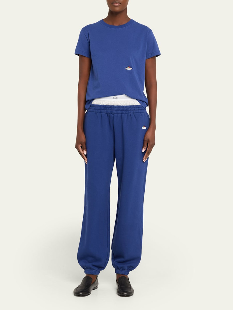 HommeGirls® x Fruit Of The Loom Logo Print Classic Short-Sleeve T-Shirt outlook