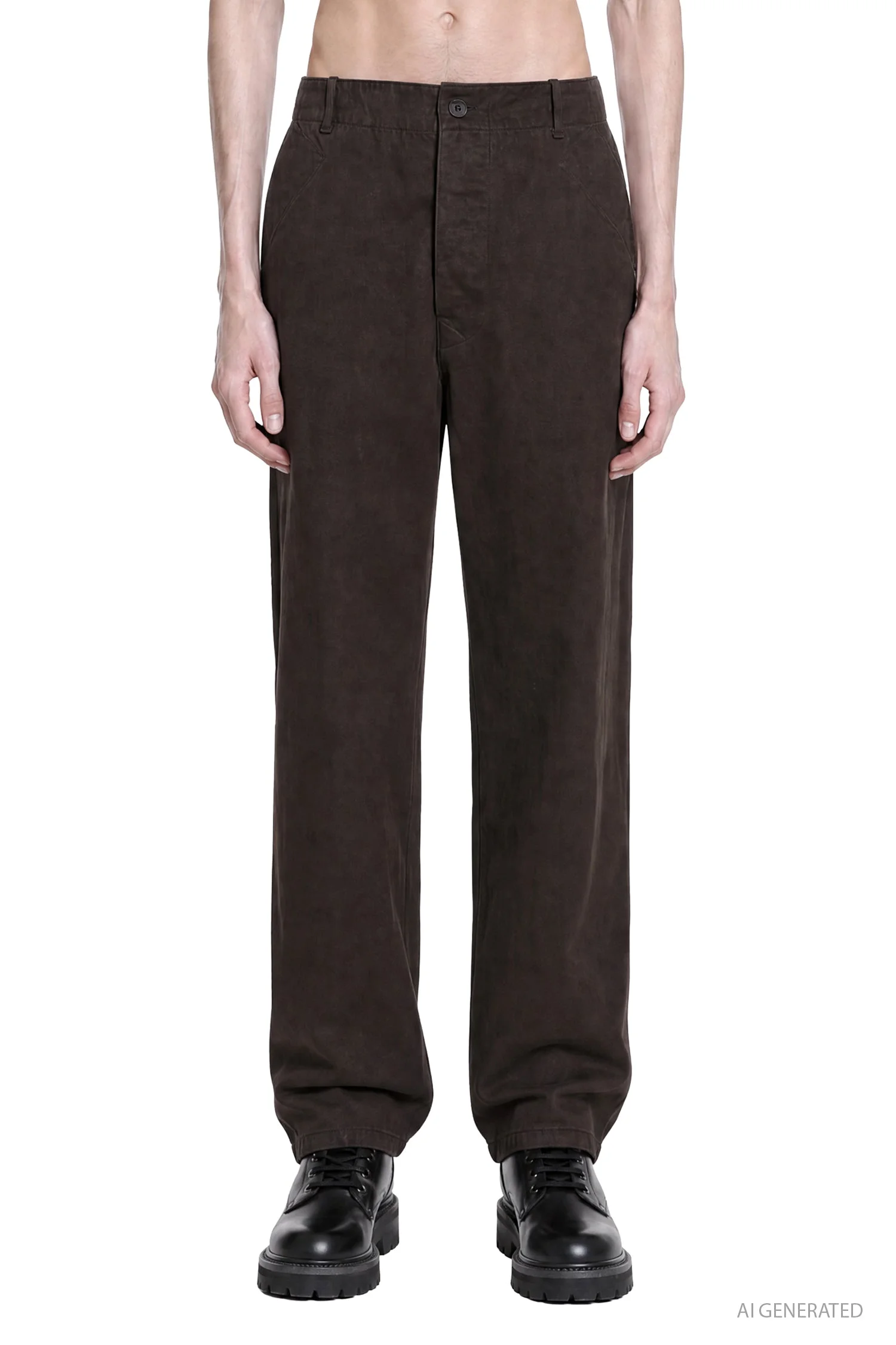 Lot.223 British Work Trousers - 1