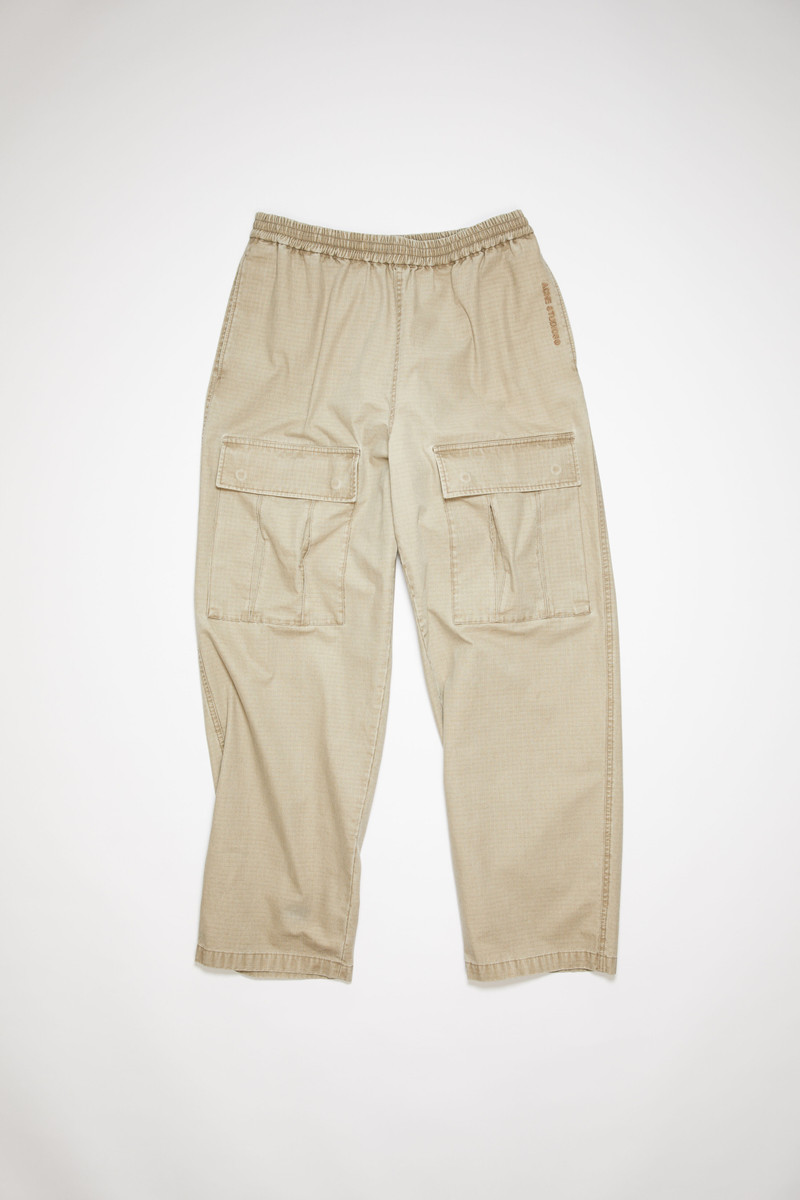Cargo trousers - Cold beige - 1