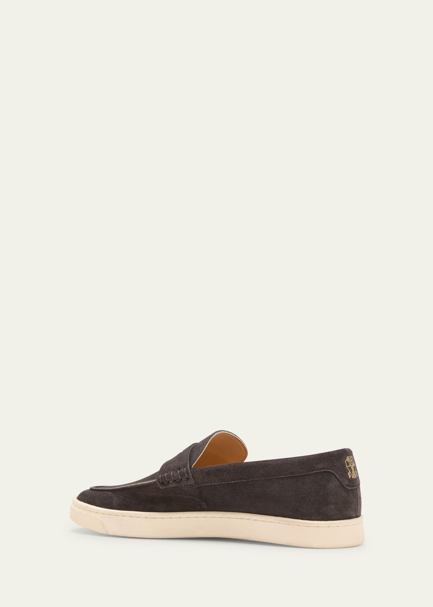 Men's Suede Moccasin Penny Loafers - 4
