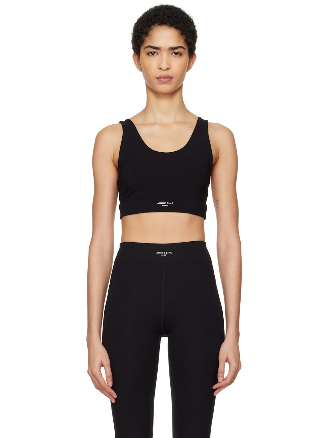 Black Yves Sport Bra - 1