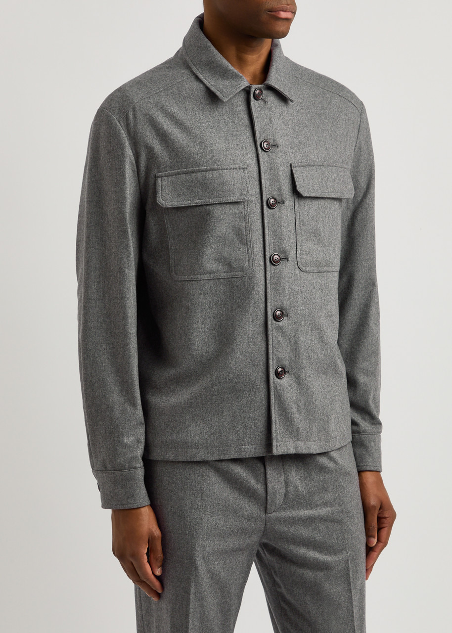 Moncler Logo-appliquéd Woven Shirt - 2