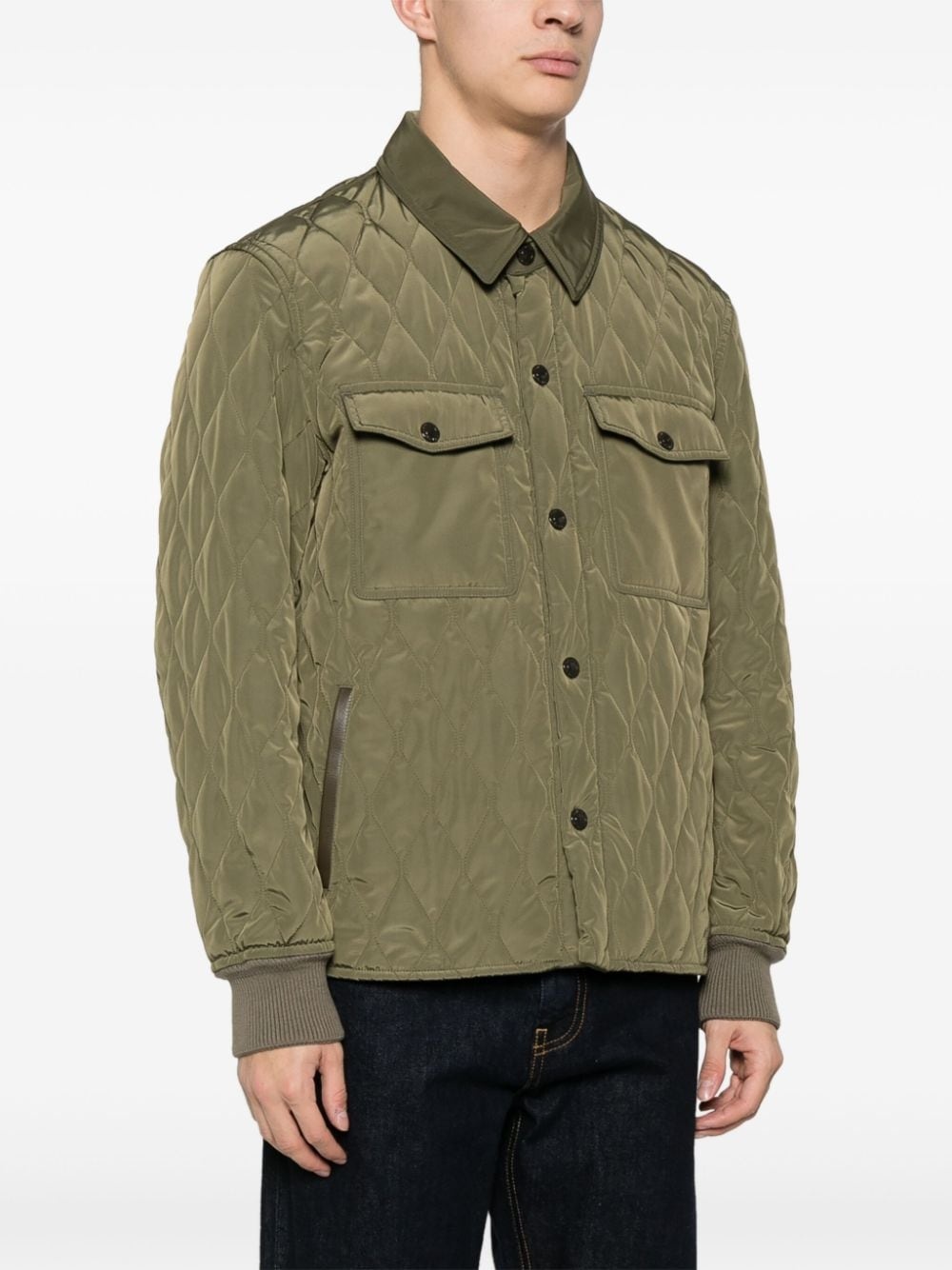 padded quilted jacket - 3