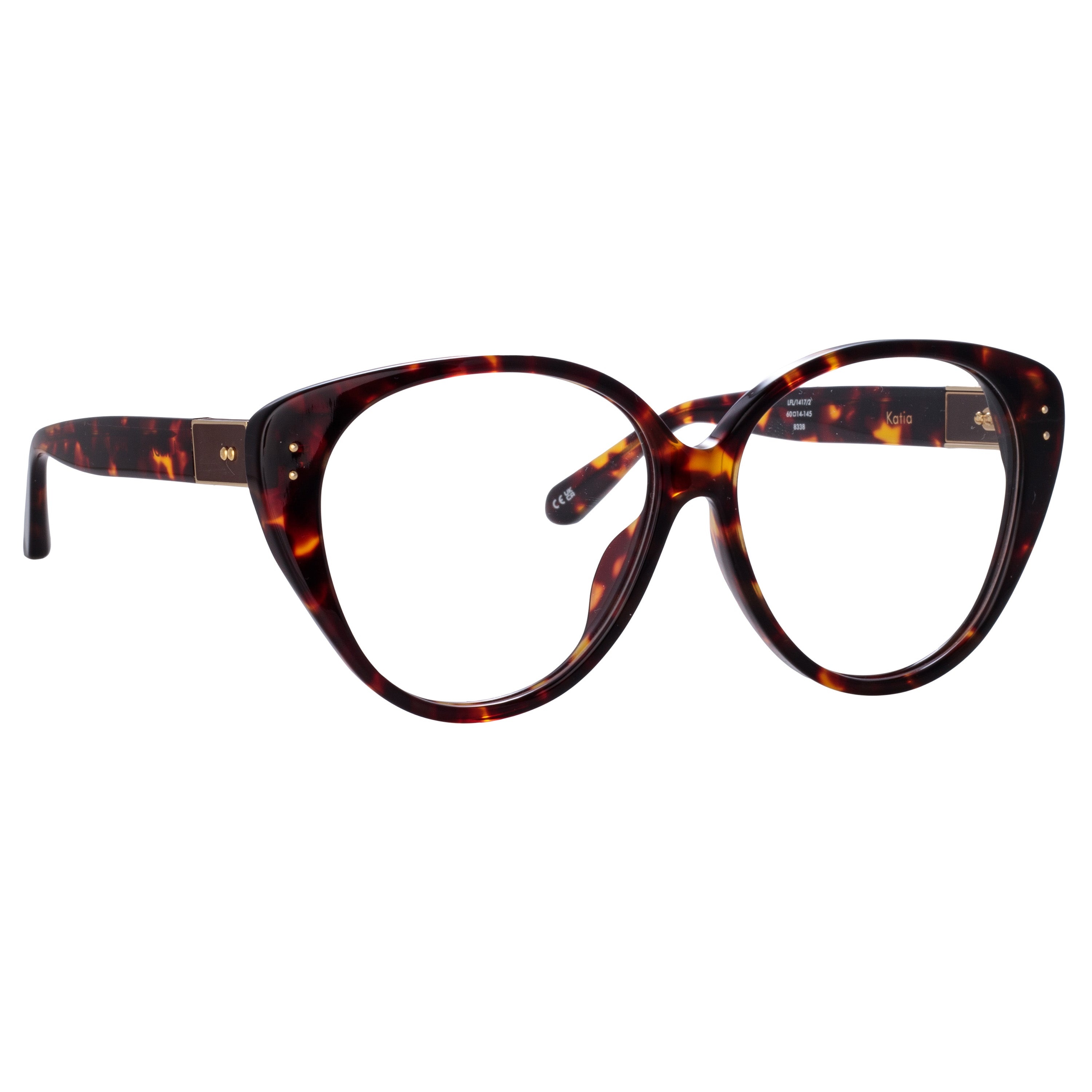 KATIA CAT EYE OPTICAL FRAME IN TORTOISESHELL - 2