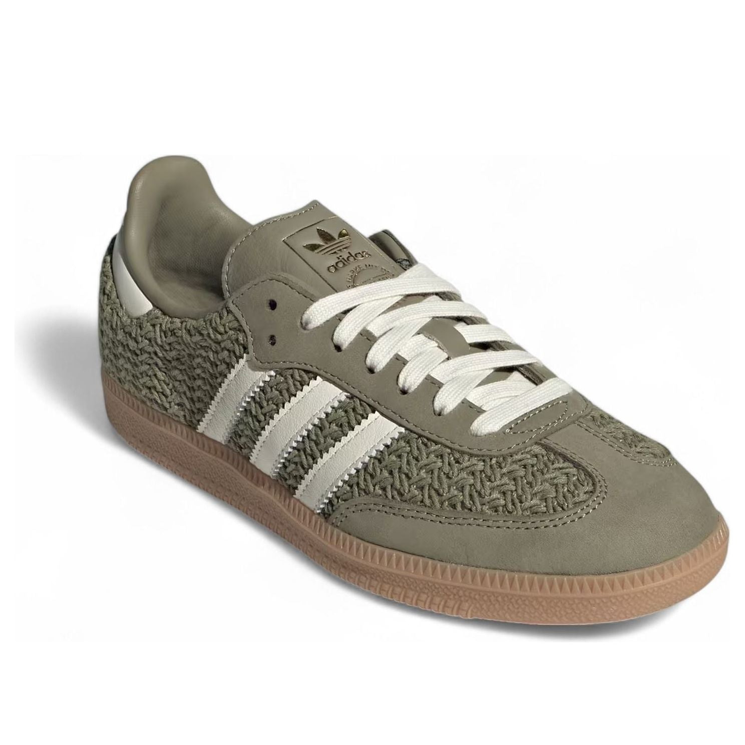 (WMNS) adidas Samba OG 'Crochet Pack Orbit Green' JR9447 - 3