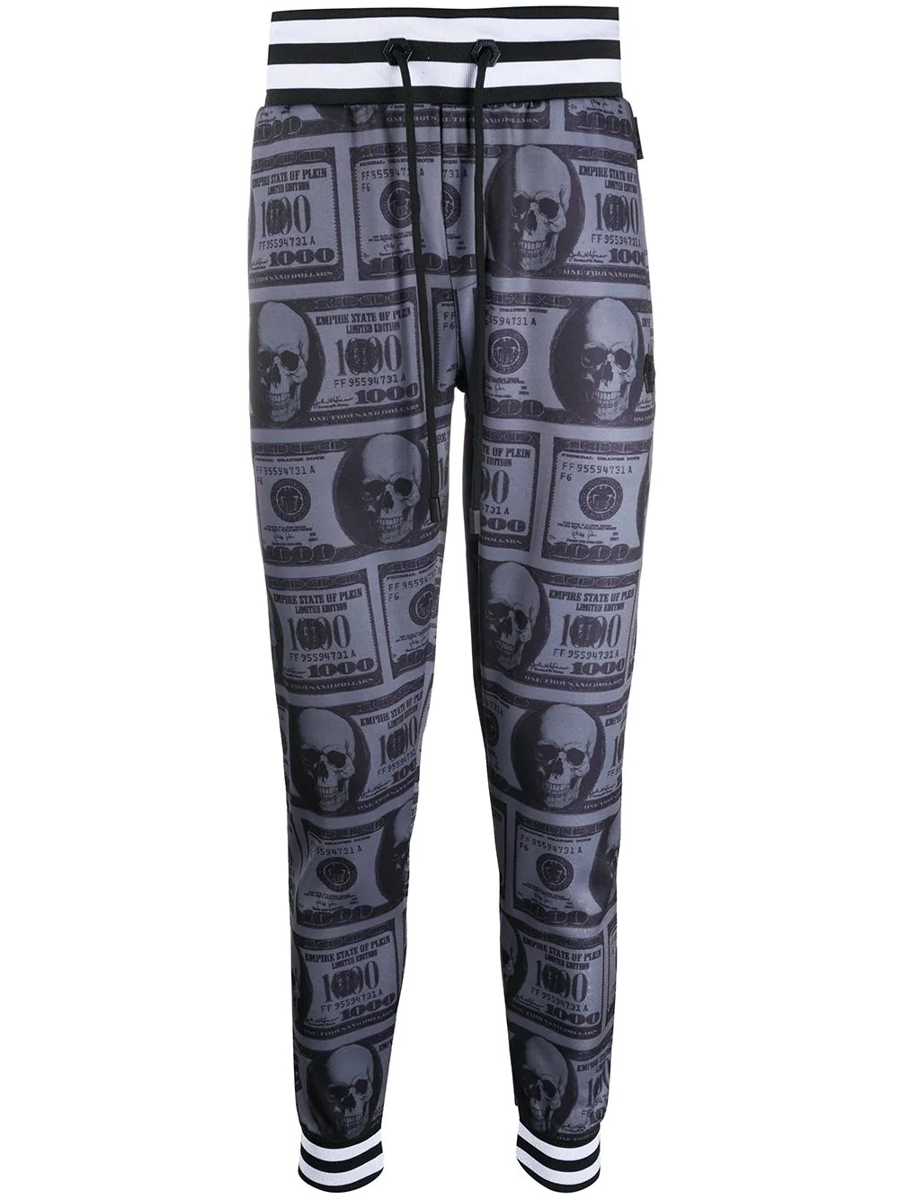 money-print sweatpants - 1