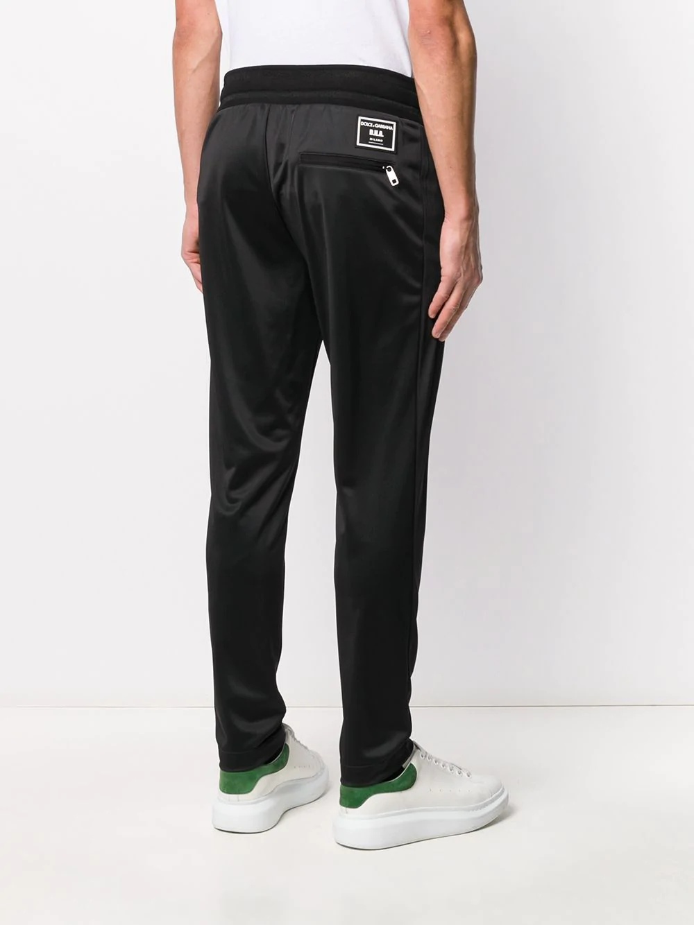 patch logo track pants - 4