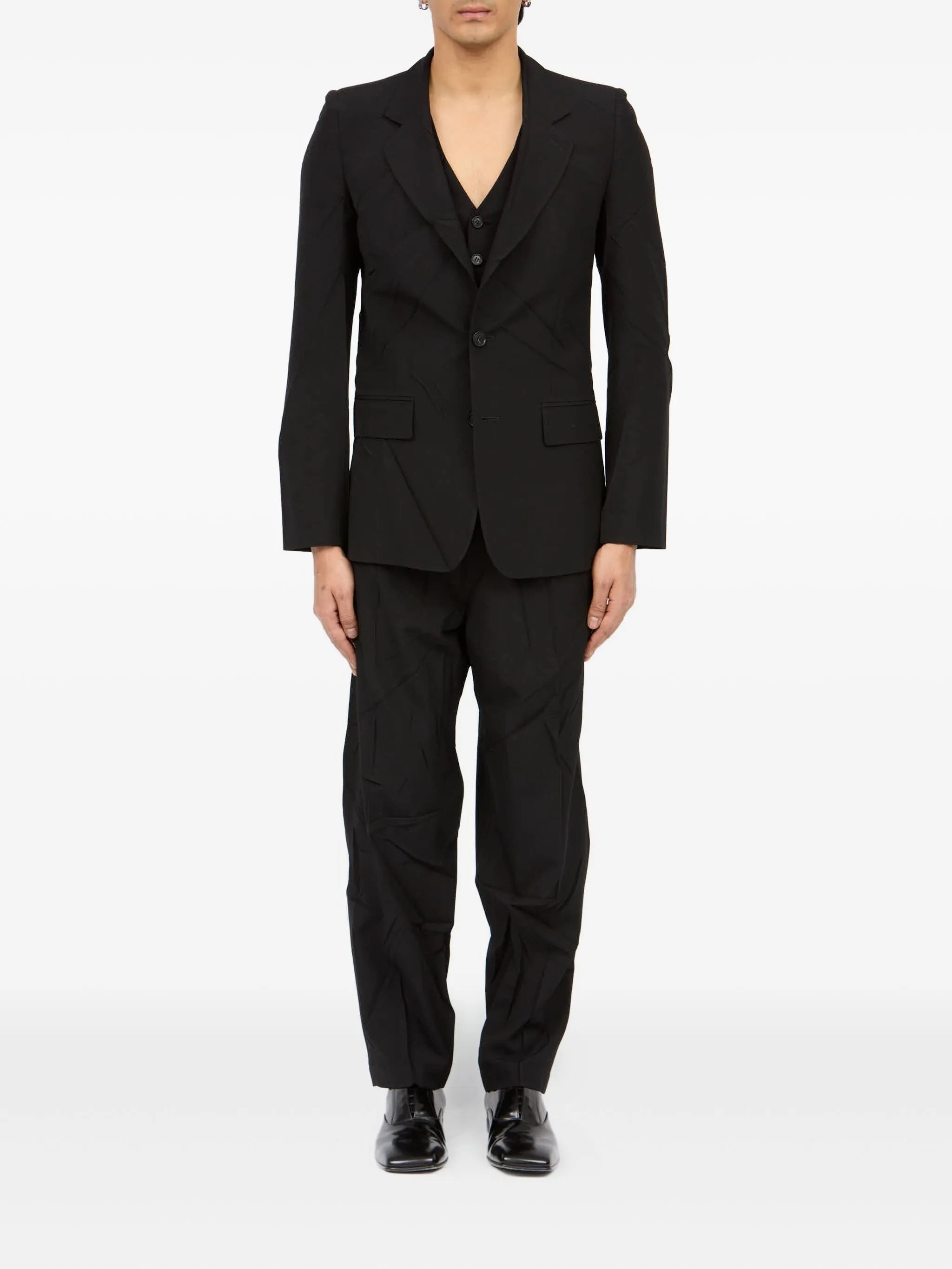 Mm6 Maison Margiela Tailored Single-breasted Blazer - 3