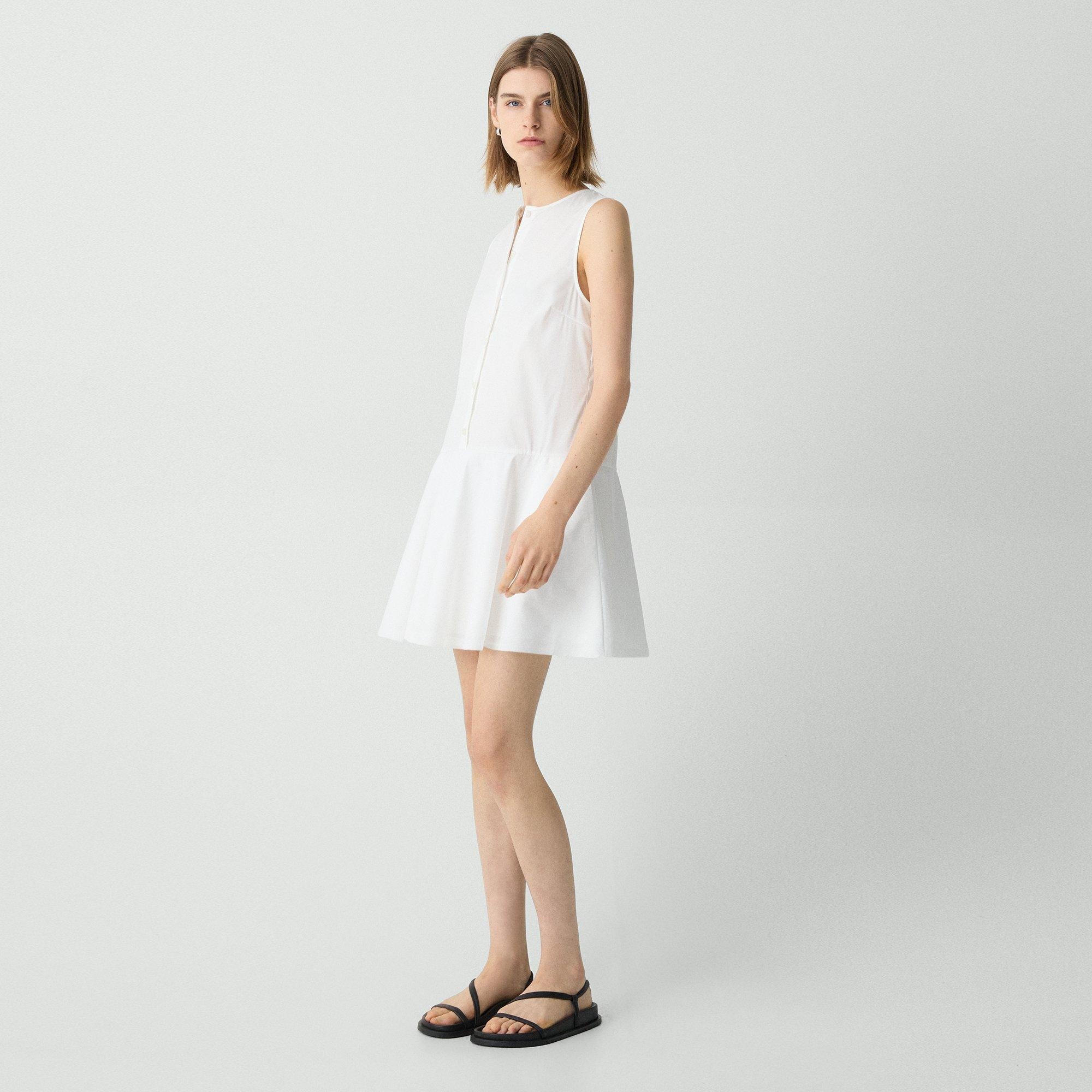 Sleeveless Mini Dress in Good Cotton - 3