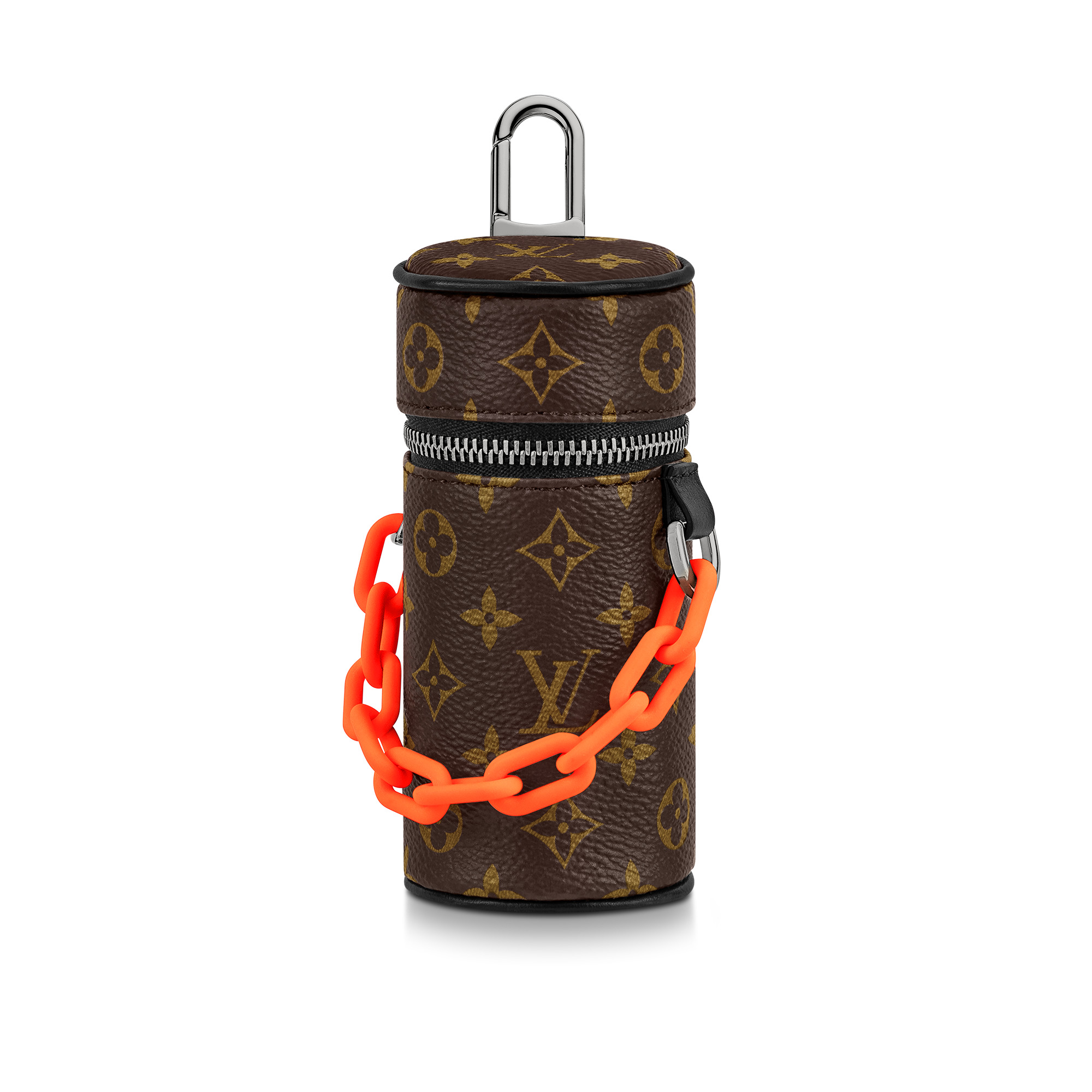 Monogram Barrel Pouch Bag Charm - 1