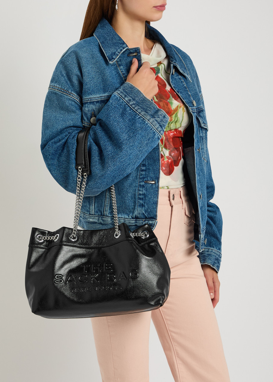 Marc Jacobs The Chain Sack Glossed Leather Tote - 5