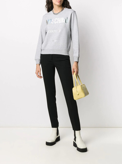 Moschino logo print sweatshirt outlook