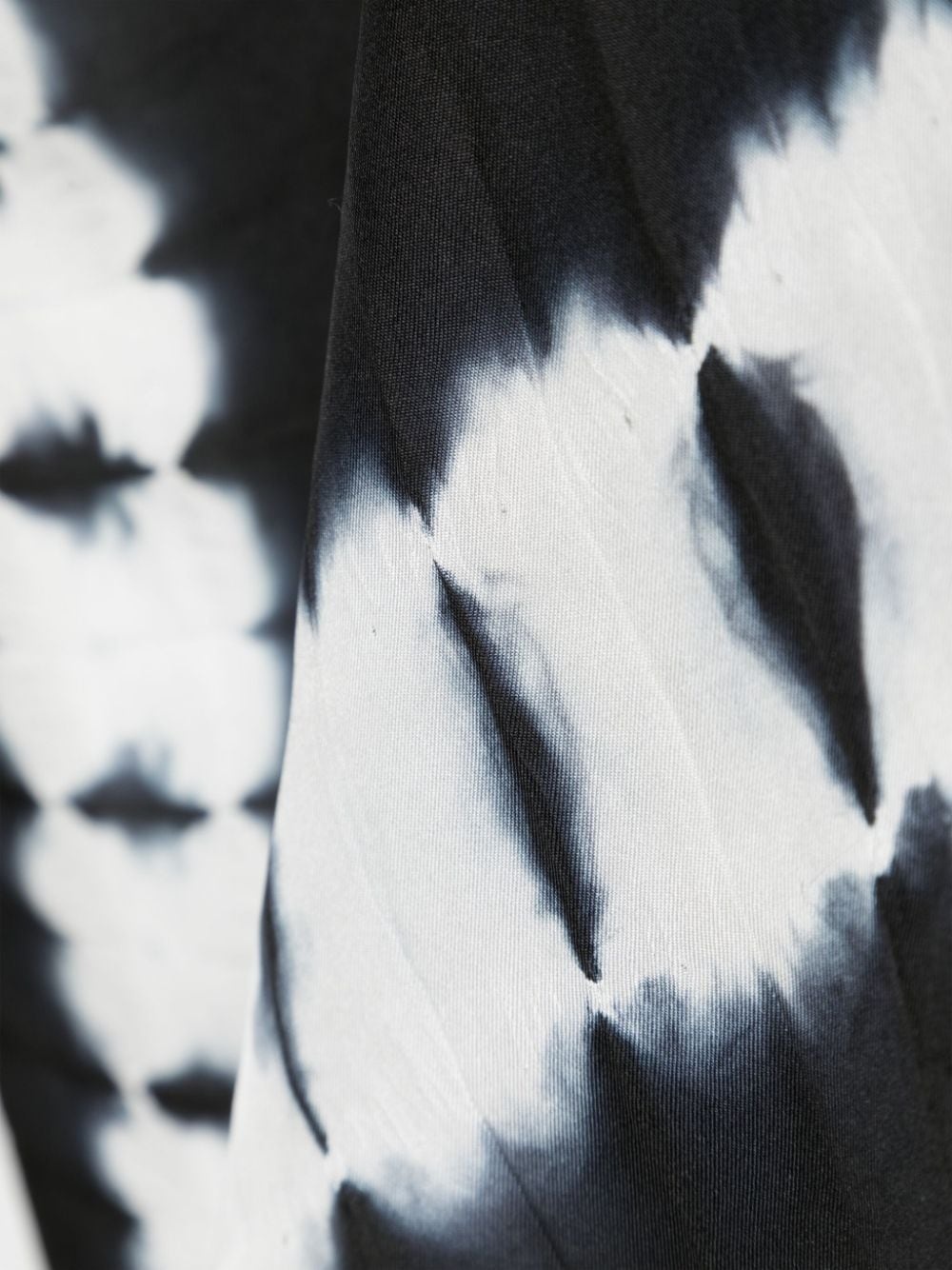 abstract-print silk scarf - 3