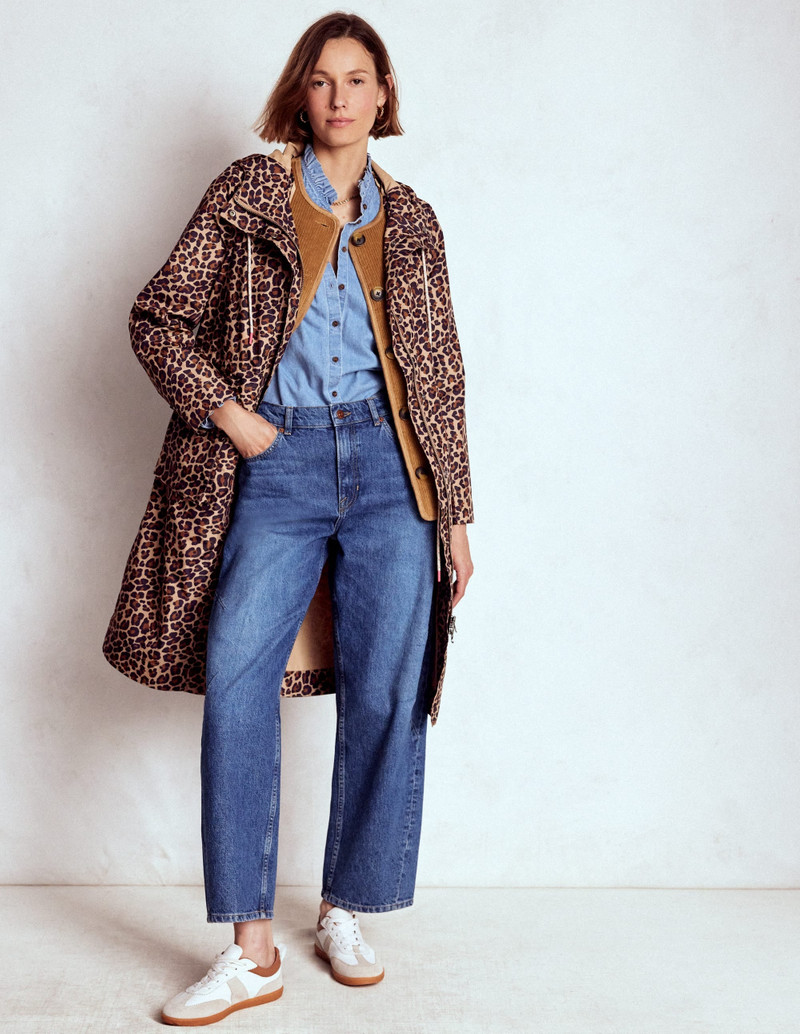 Longline Rain Mac-Multi, Cheetah Spot 6