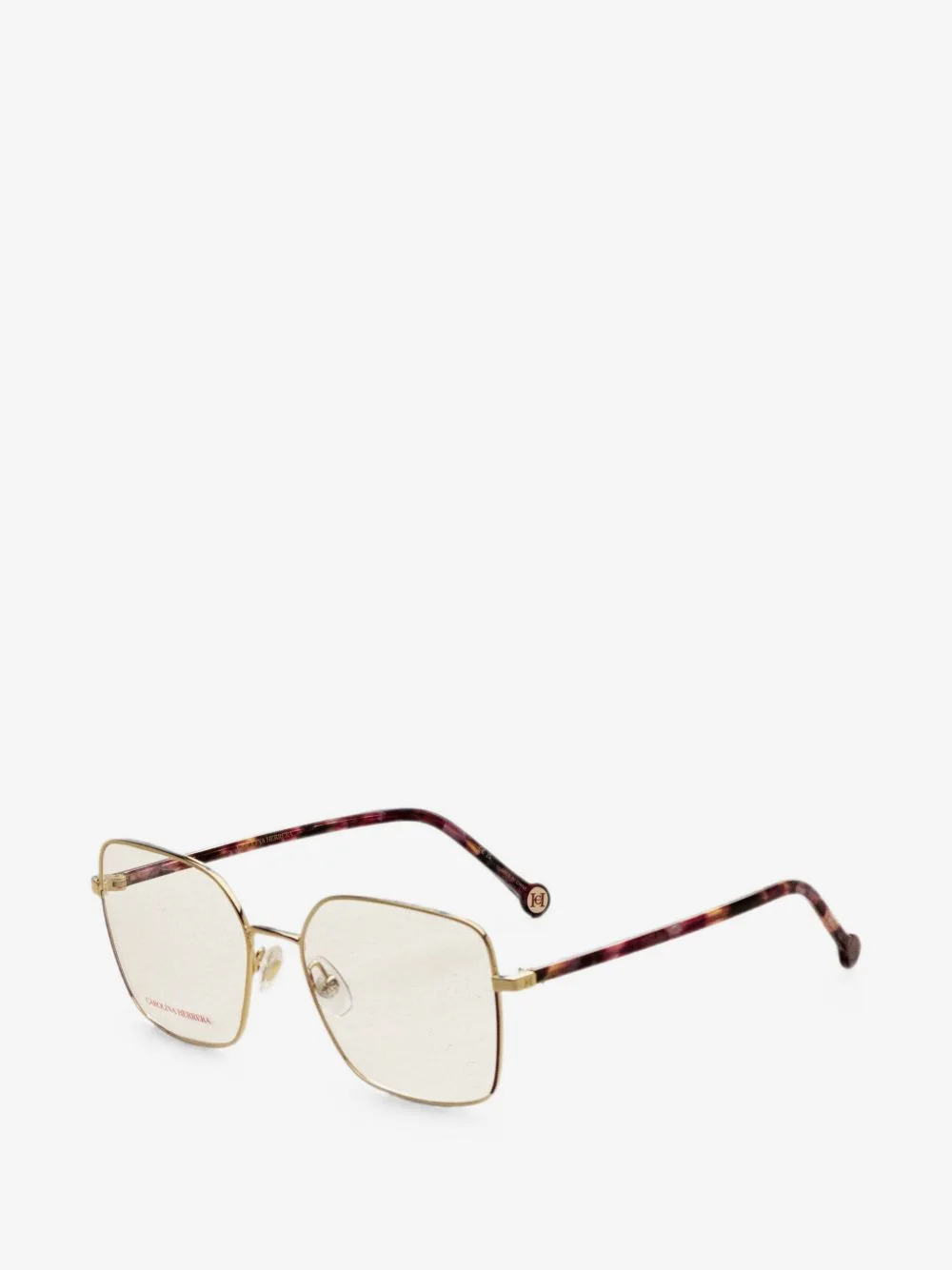 geometric-frame glasses - 1