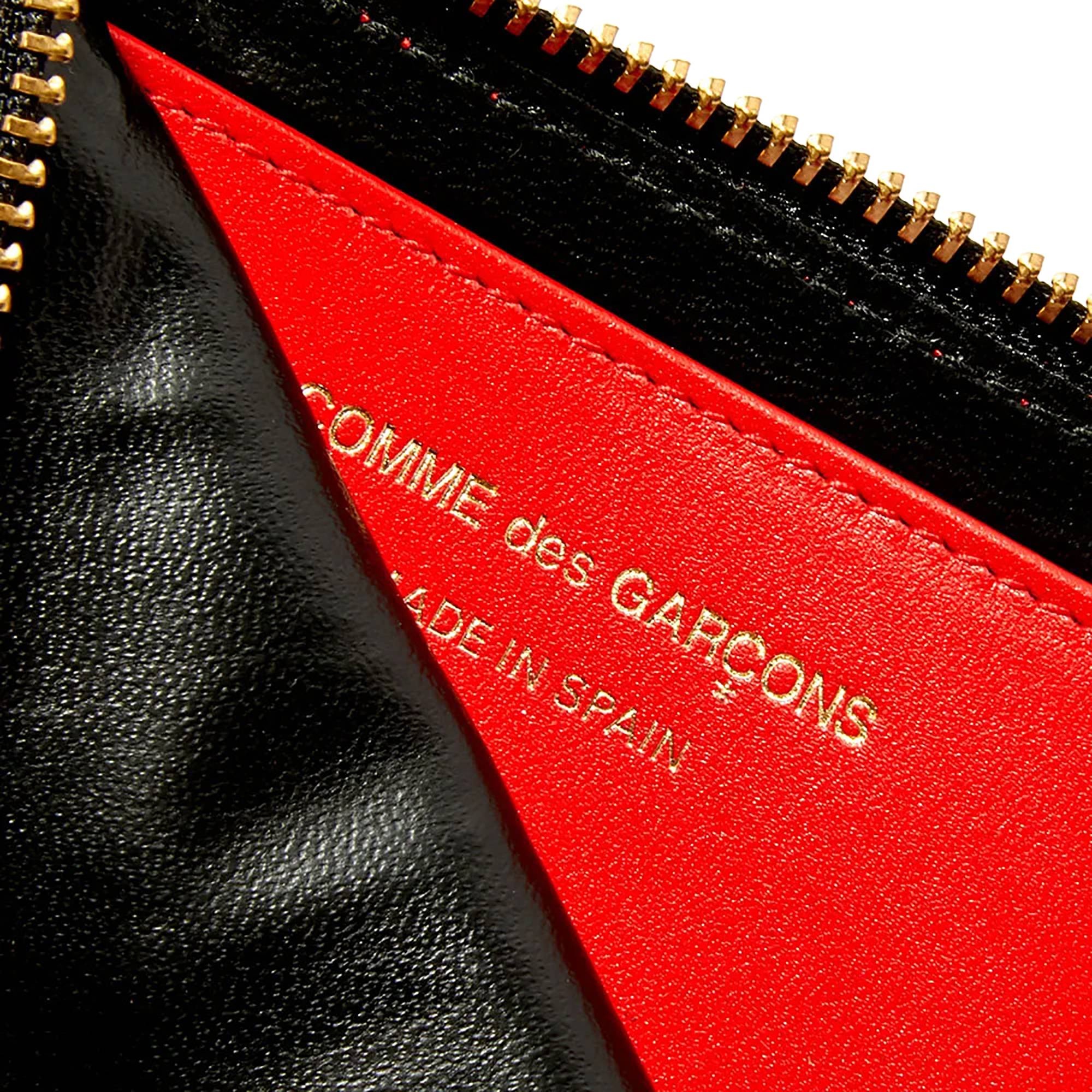 Comme des Garçons Huge Logo Wallet 'Red' - 3