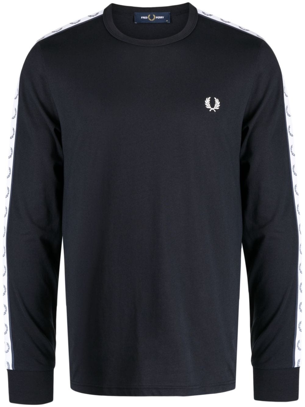 embroidered-logo long-sleeve sweatshirt - 1