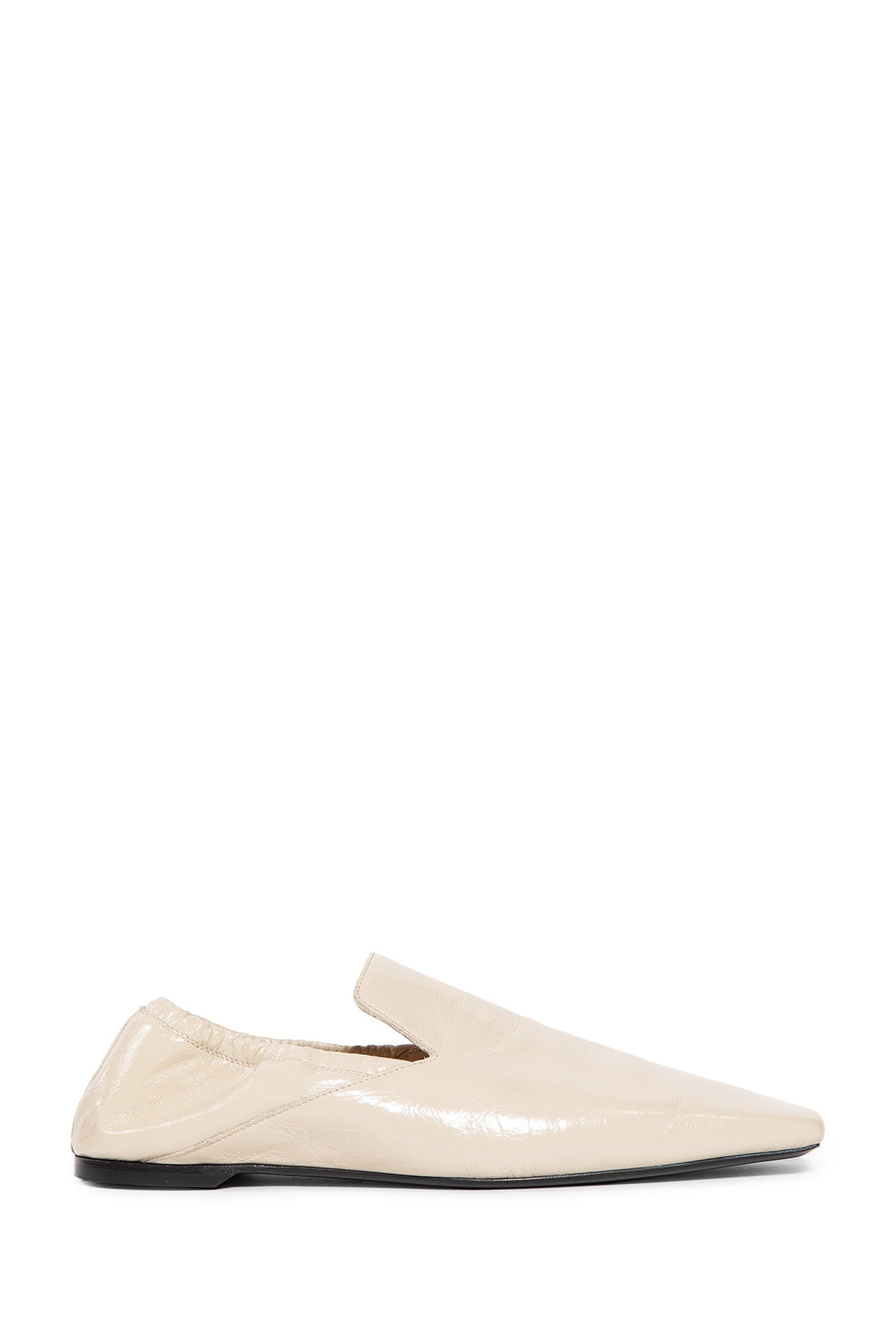 【関税込み】TOTEME ベージュ Elastic Back ローファー Totême Elastic-Back-Leather-Loafers | antonioli | REVERSIBLE