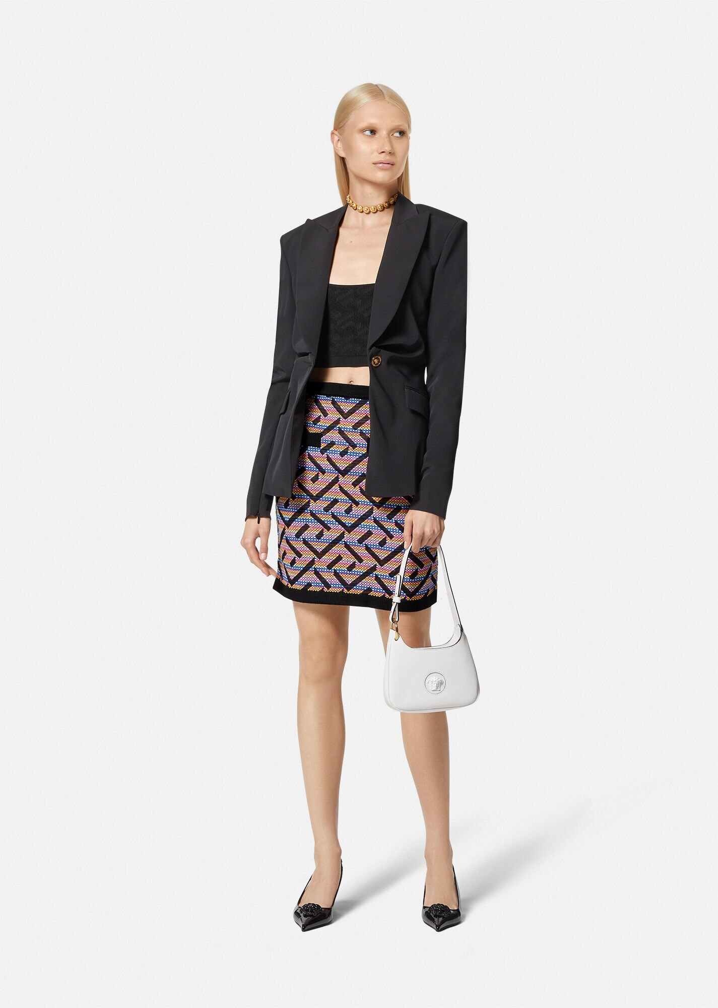 La Greca Knit Skirt - 2