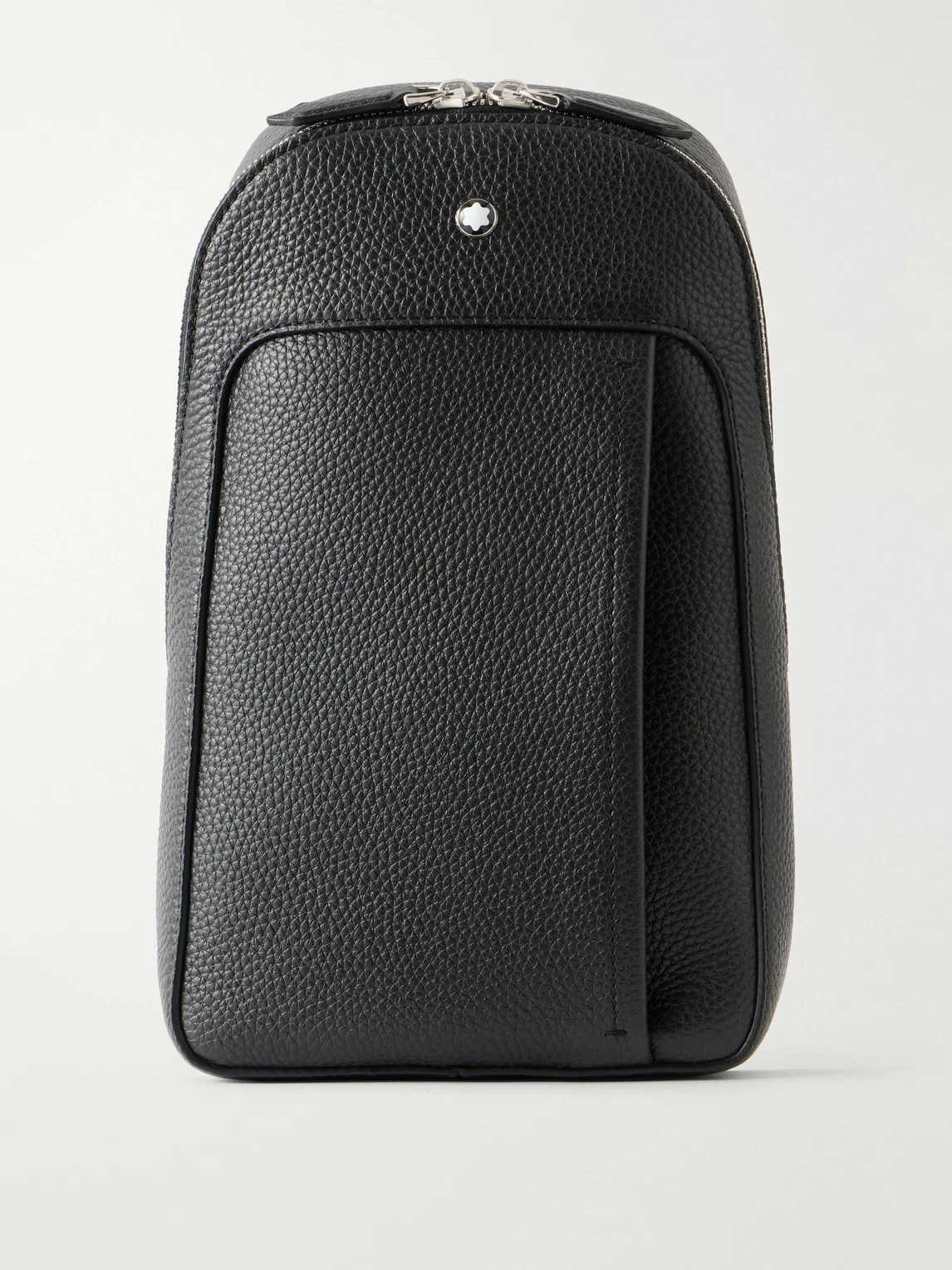 Companion Logo-Appliquéd Full-Grain Leather Messenger Bag - 1