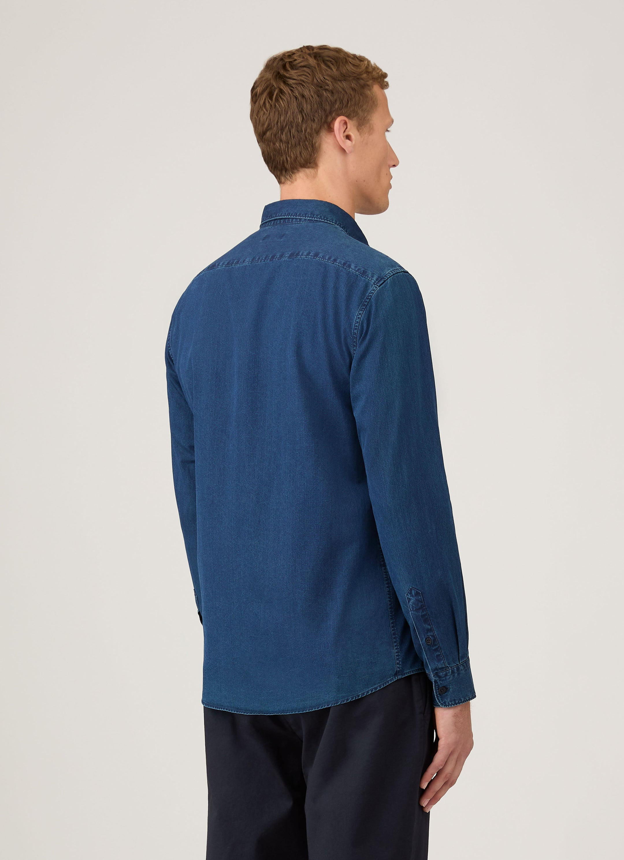 Button Down Denim Shirt - 5