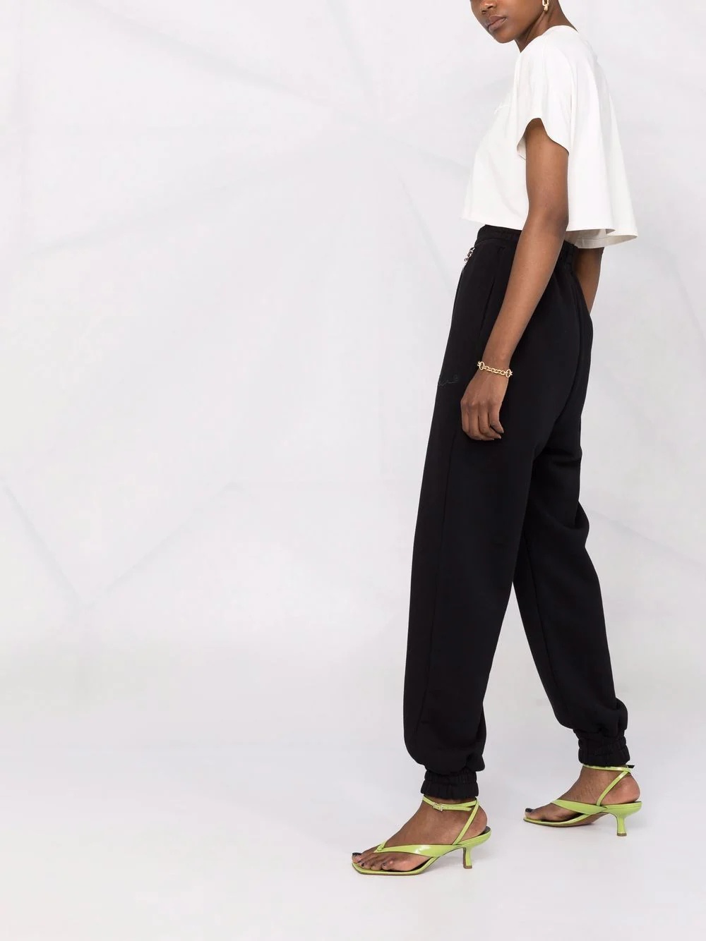 signature logo-embroidered joggers - 4