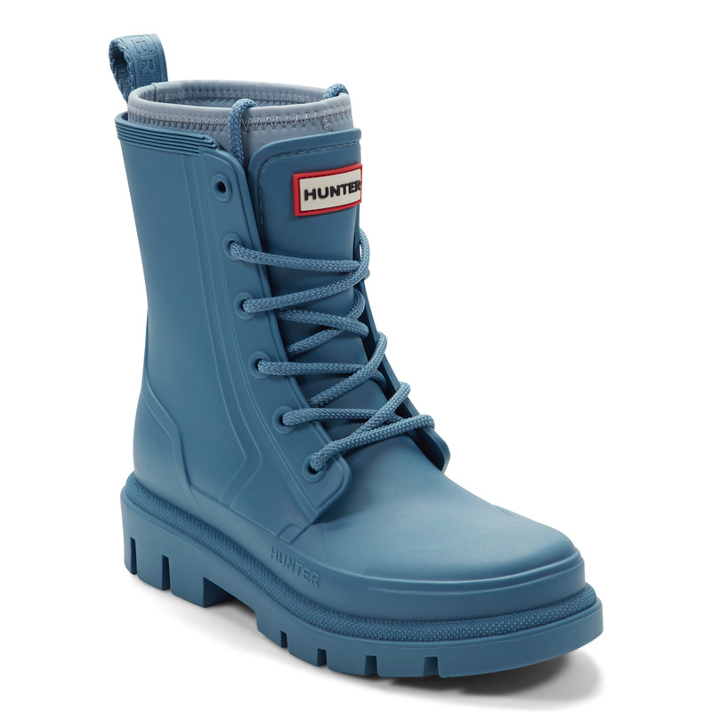 HUNTER Women's Diana Waterproof Lace-Up Rain Boots outlook