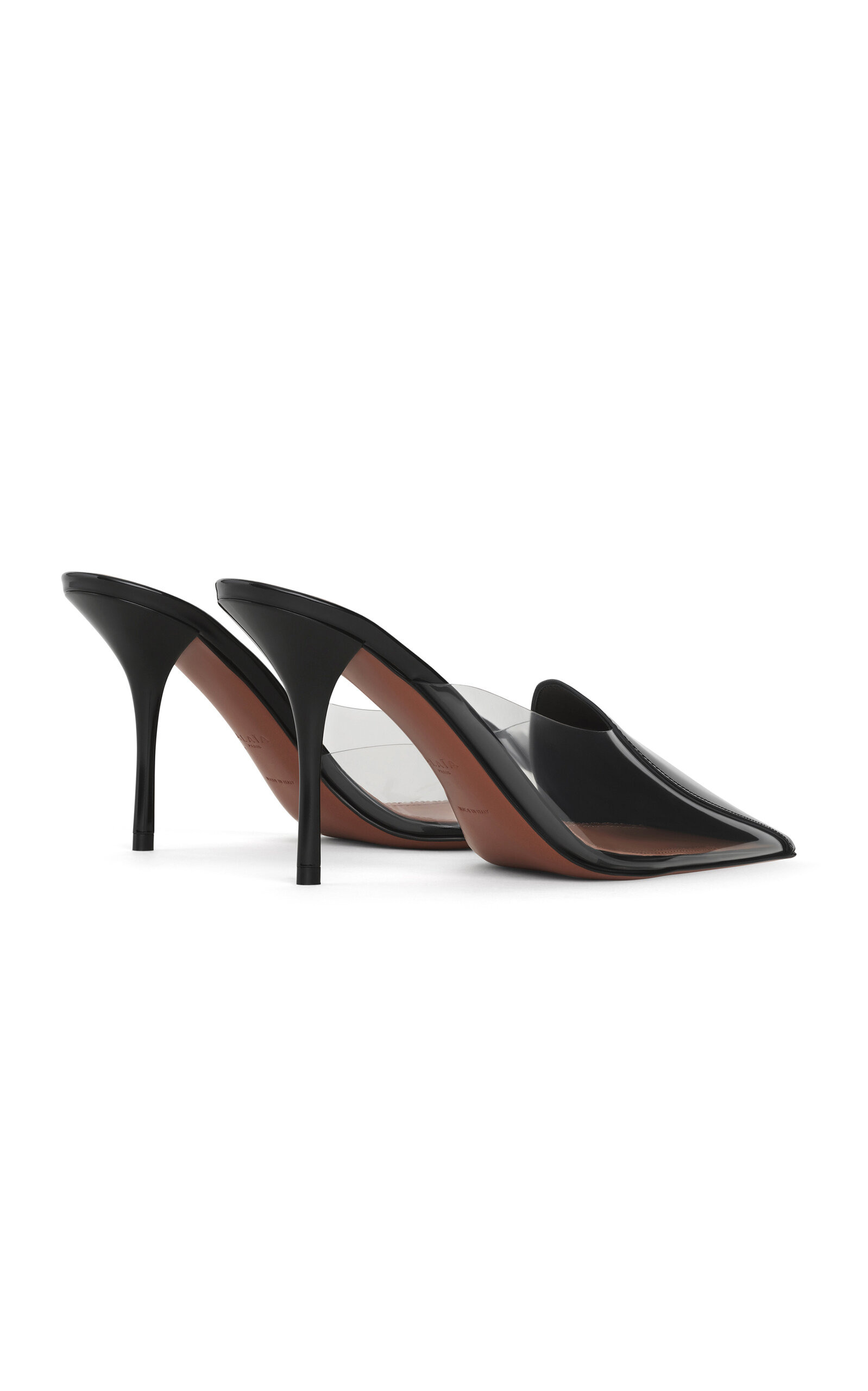 Demi-Cœur Patent Leather Mules black - 2