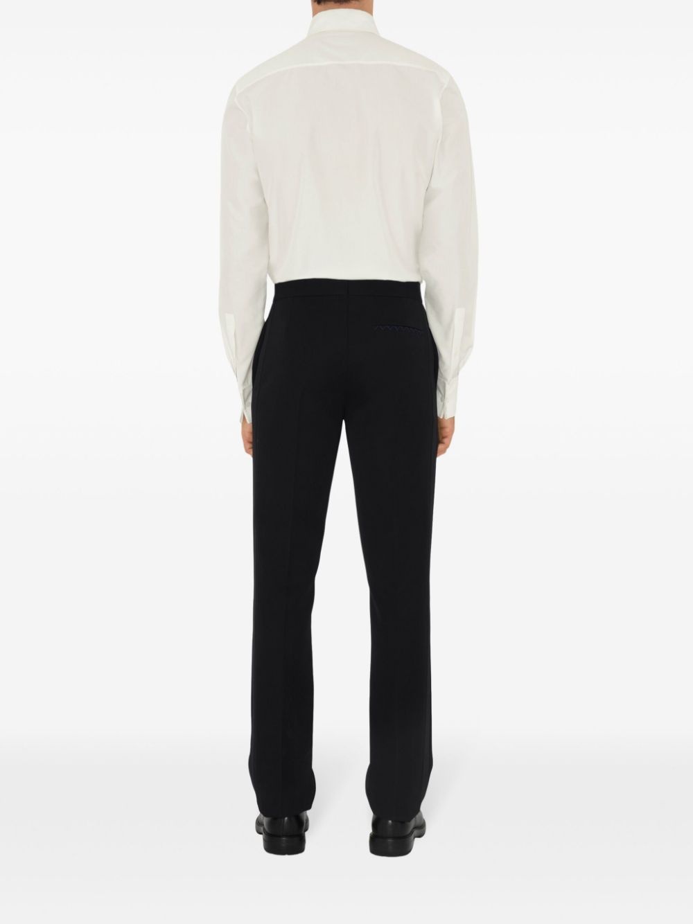 poplin tuxedo shirt - 4