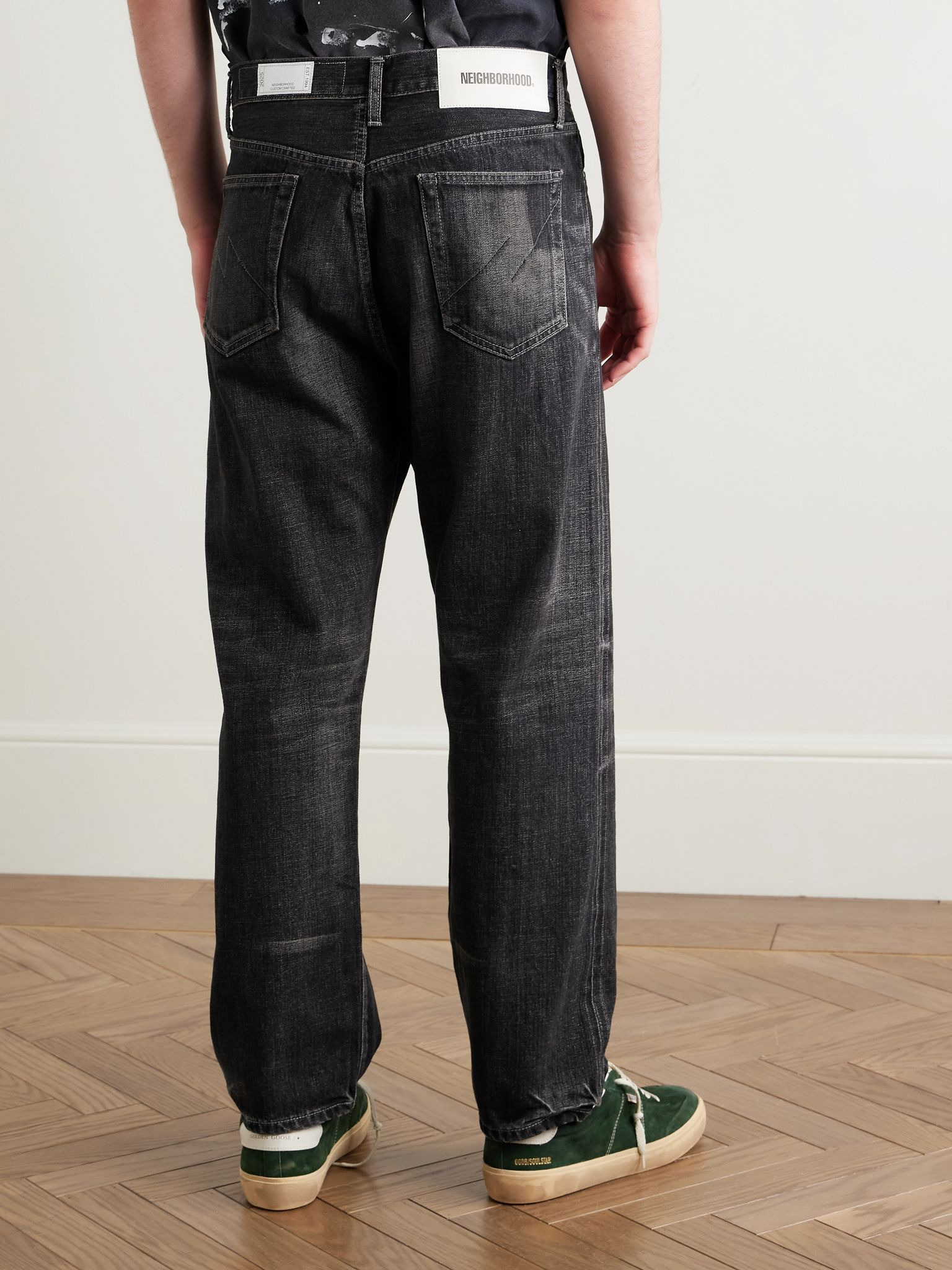 DP Basic Straight-Leg Selvedge Jeans Black - 4