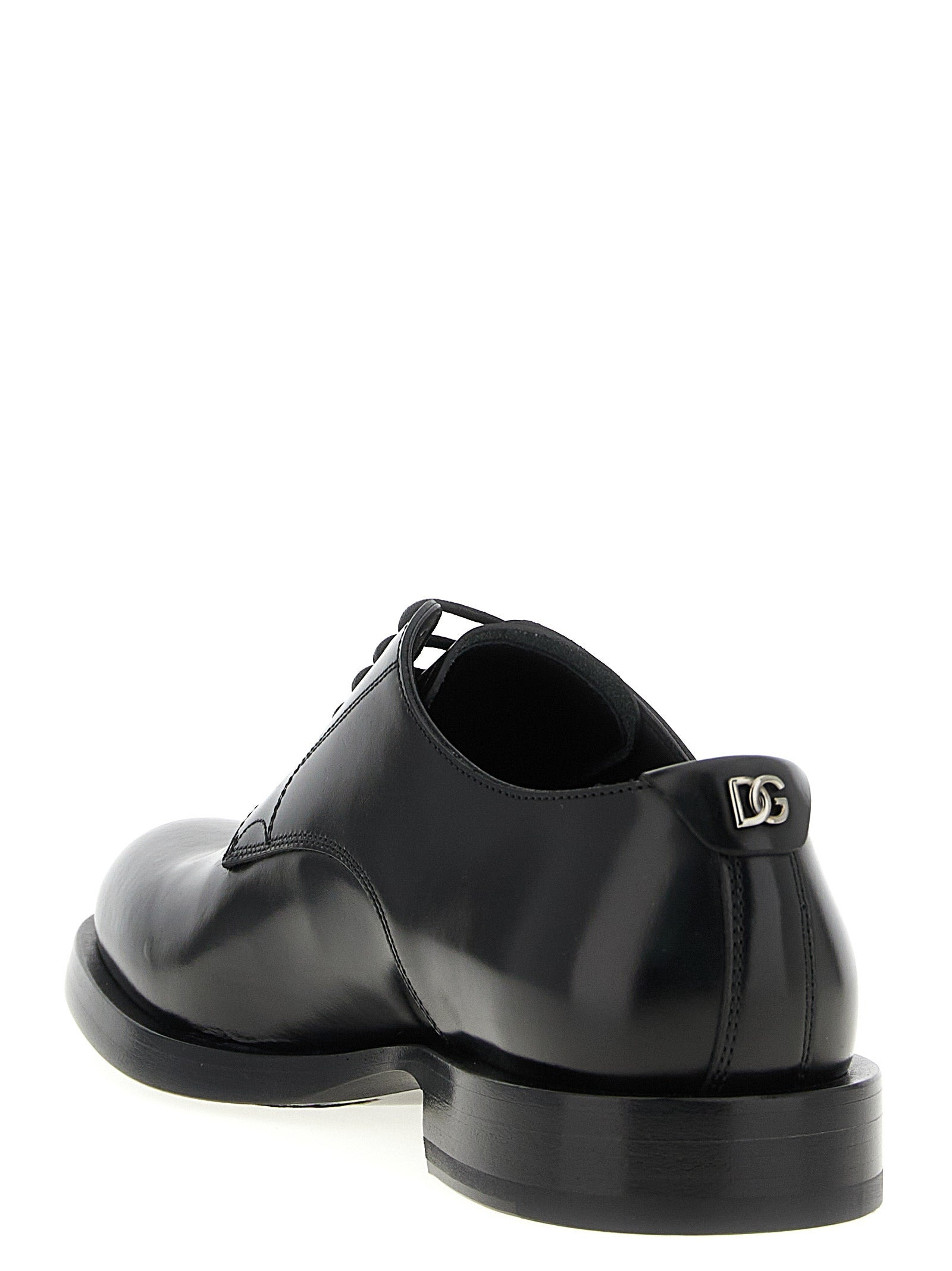 Derby Lace-Up Shoes Lace Up Shoes Black - 3